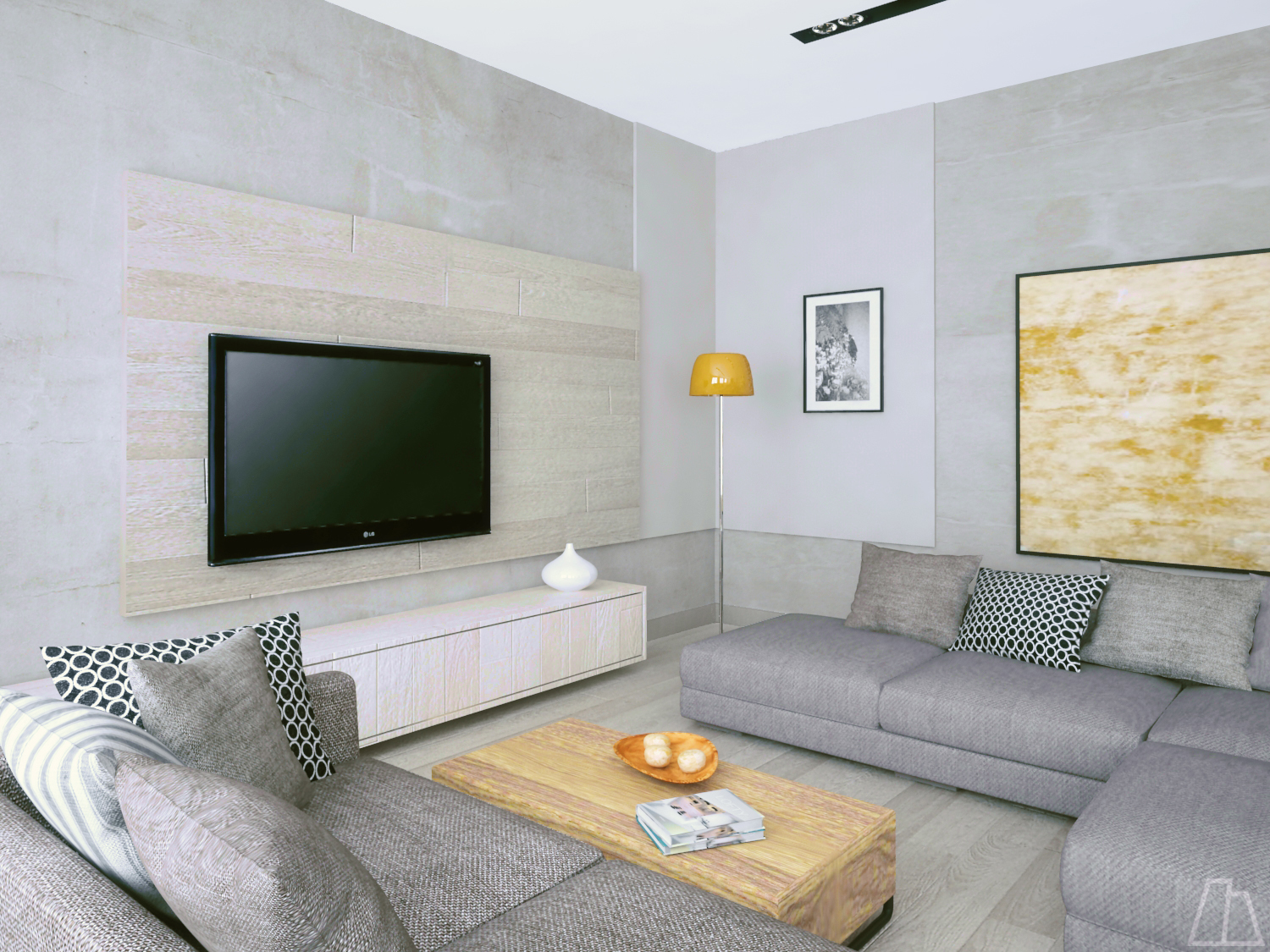 Living room / interior design by MOSKOU - Architizer