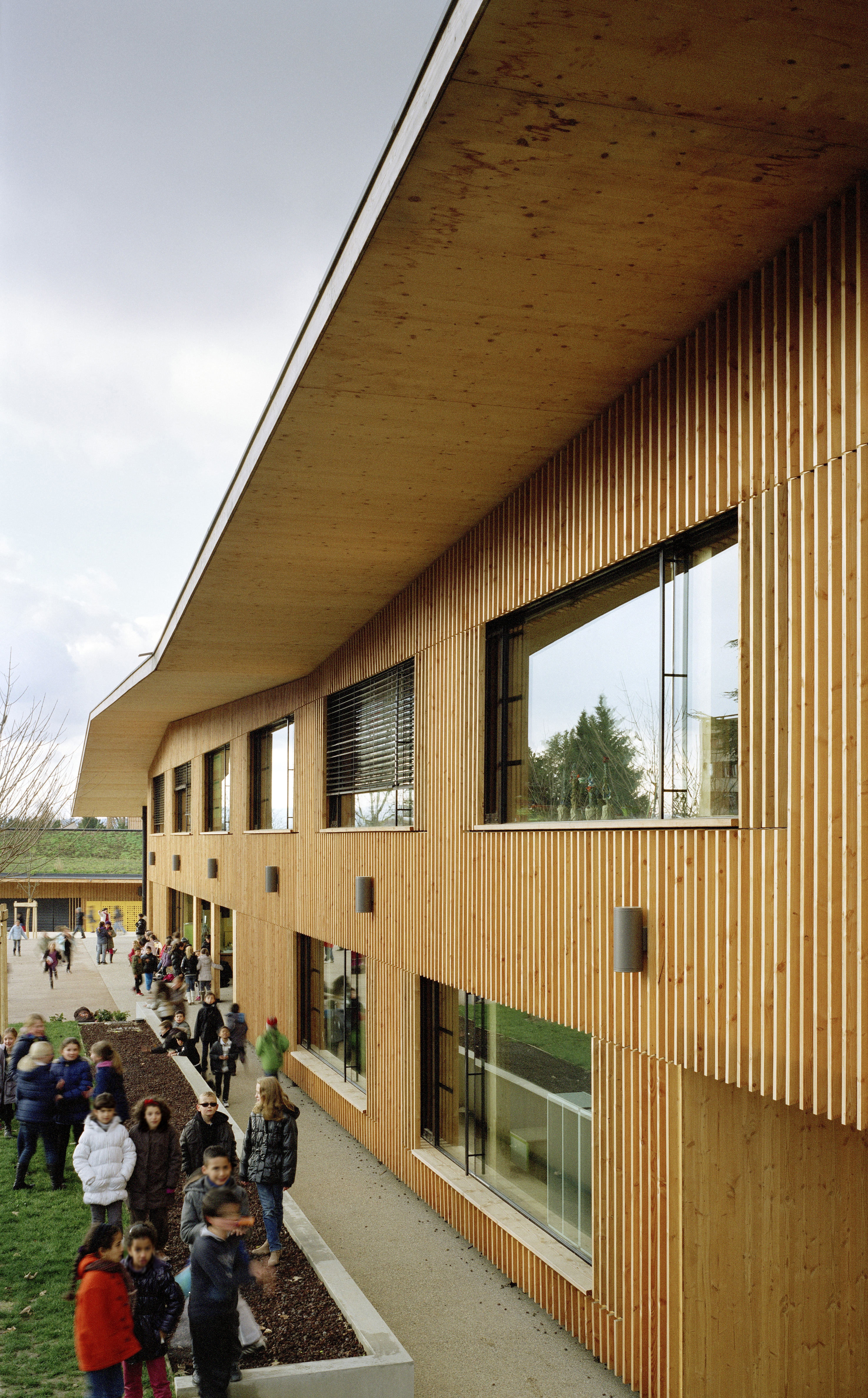 School Complex In Rillieux-la-Pape By Tectoniques Architects - Architizer