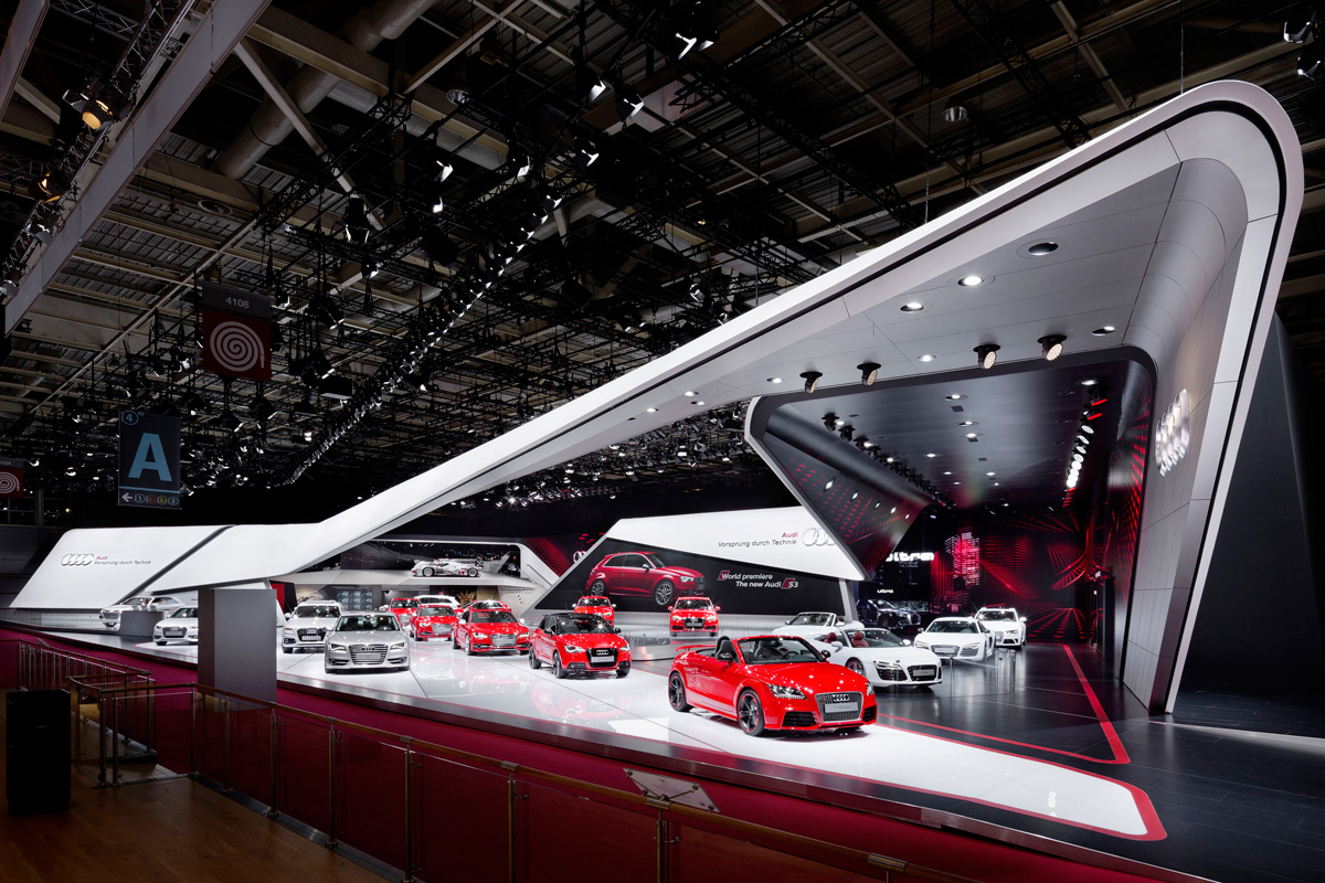 Audi Mondial de l'Automobile Paris 2012 by SCHMIDHUBER Architizer