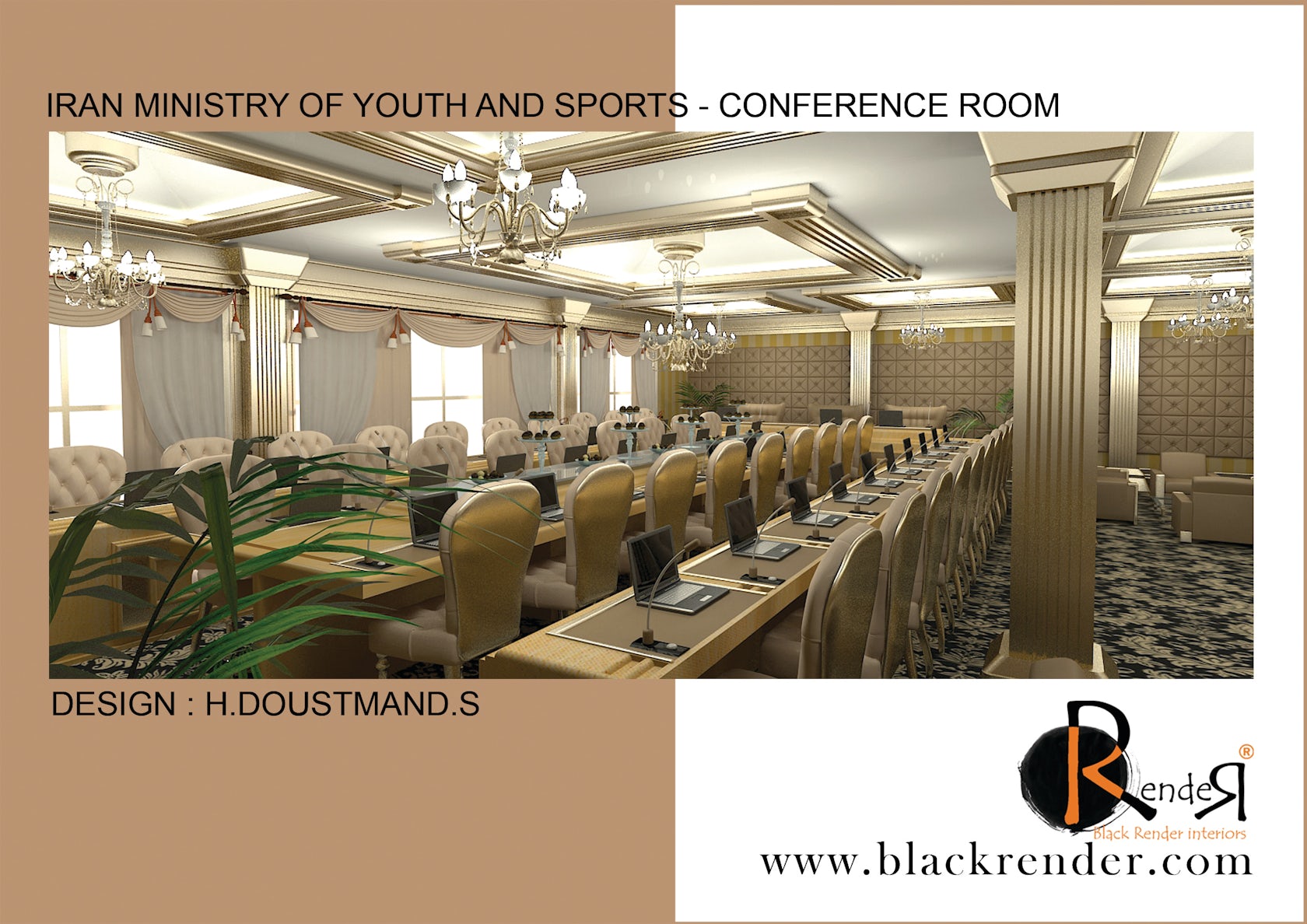 Black Render Interiors On Architizer