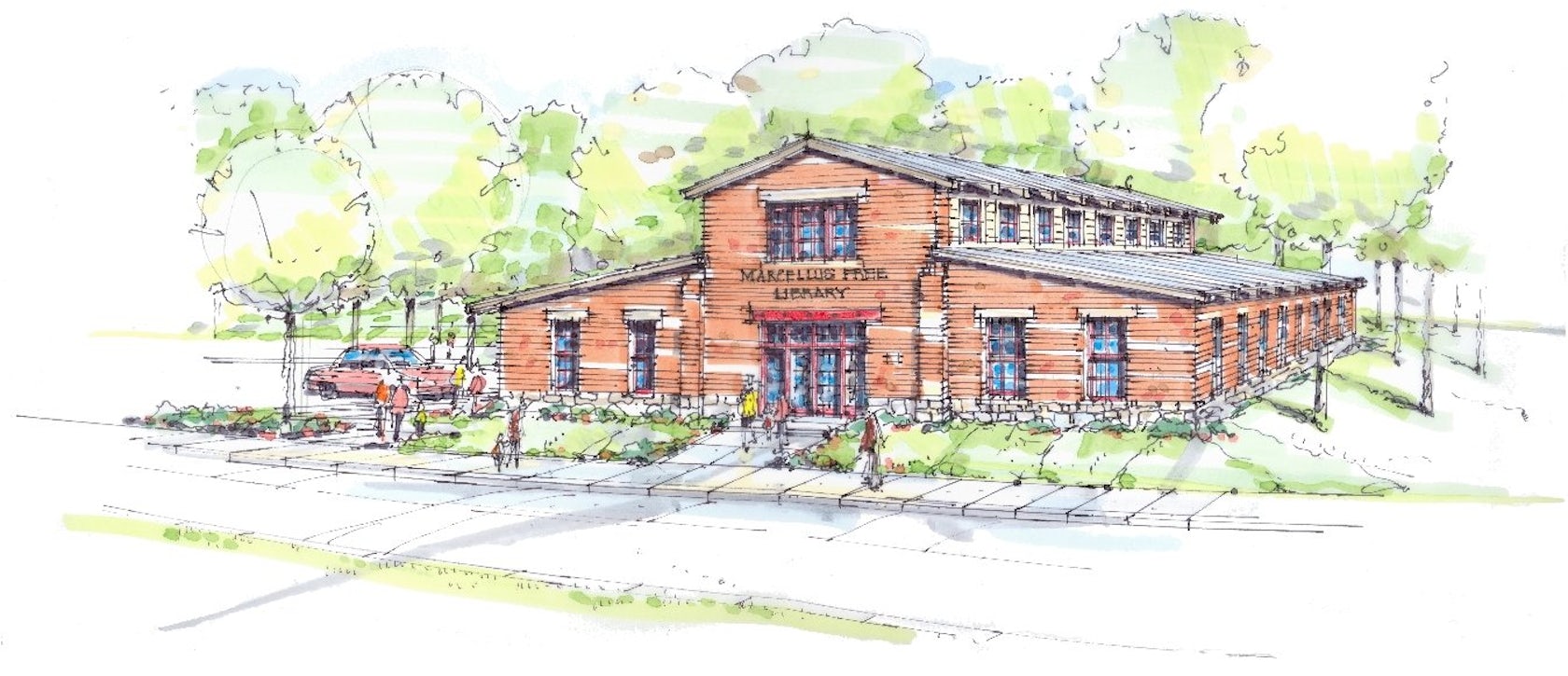 Marcellus Free Library by Lake Architectural Architizer