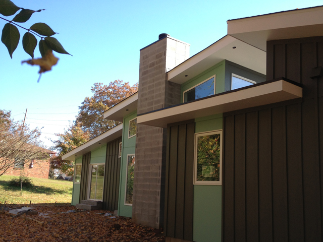 New Mid Century Modern in East Nashville by Ryan Thewes Architect