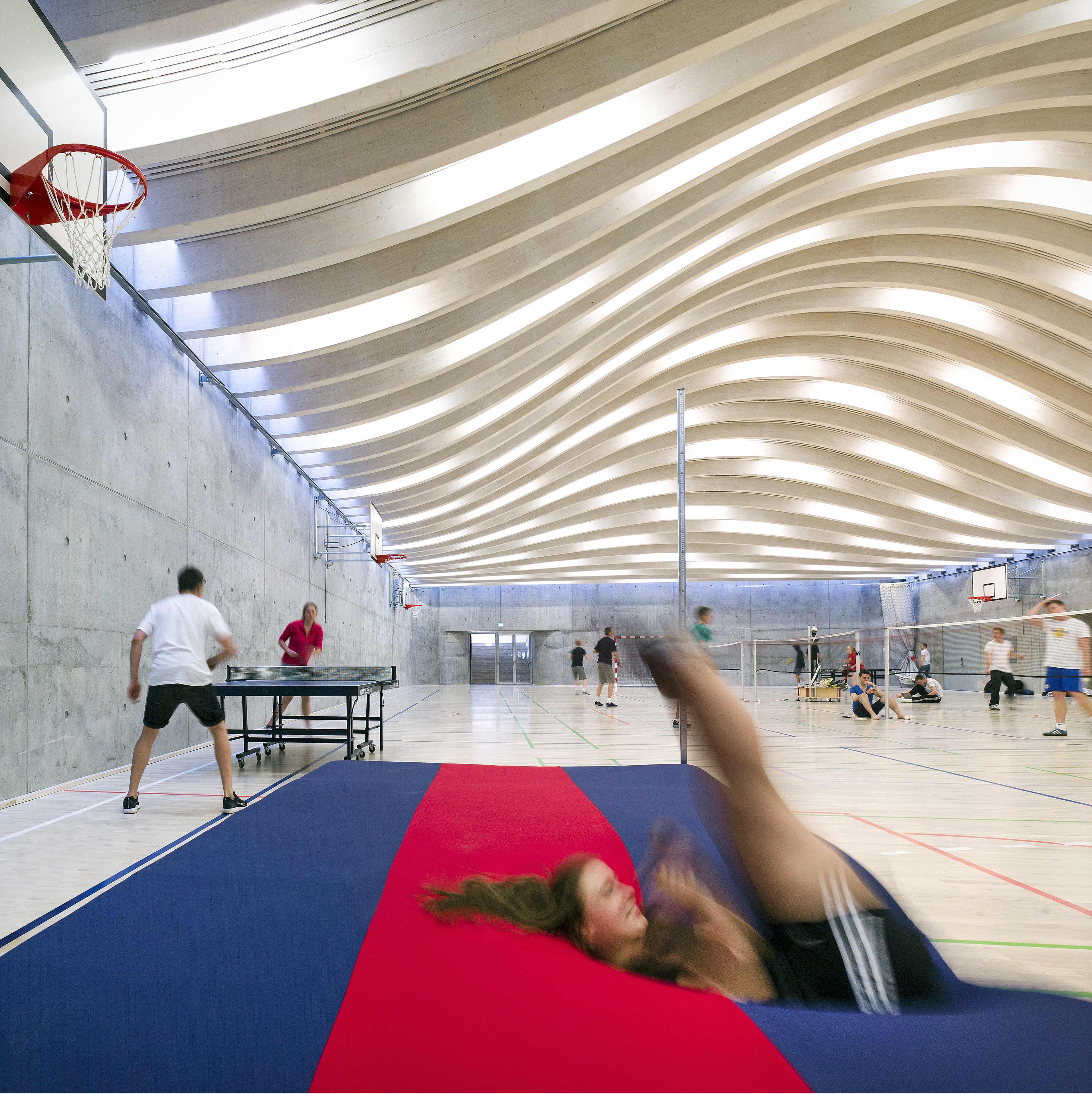 Gammel Hellerup Gymnasium MultiPurpose Hall Architizer
