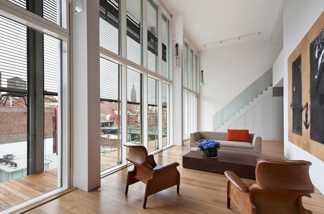 524 West 19th Street Metal Shutter Houses by Montroy Andersen DeMarco