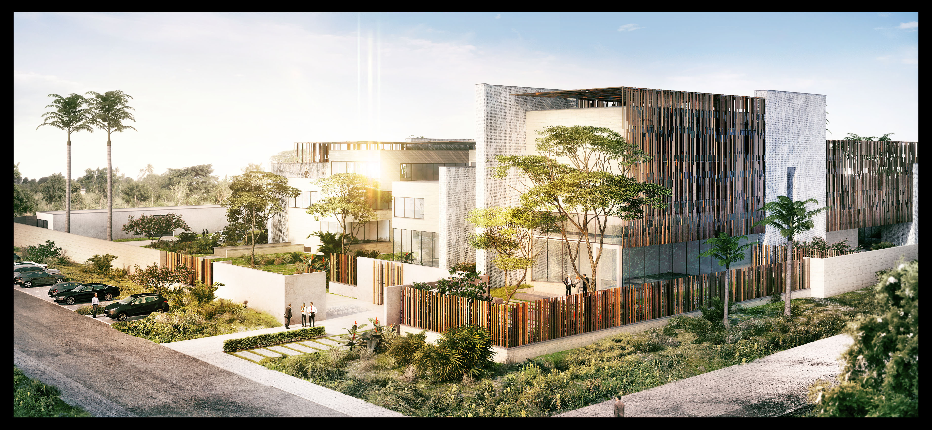 KINSHASA EMBASSY by BAEB Bureau d'Architects Emmanuel Bouffioux