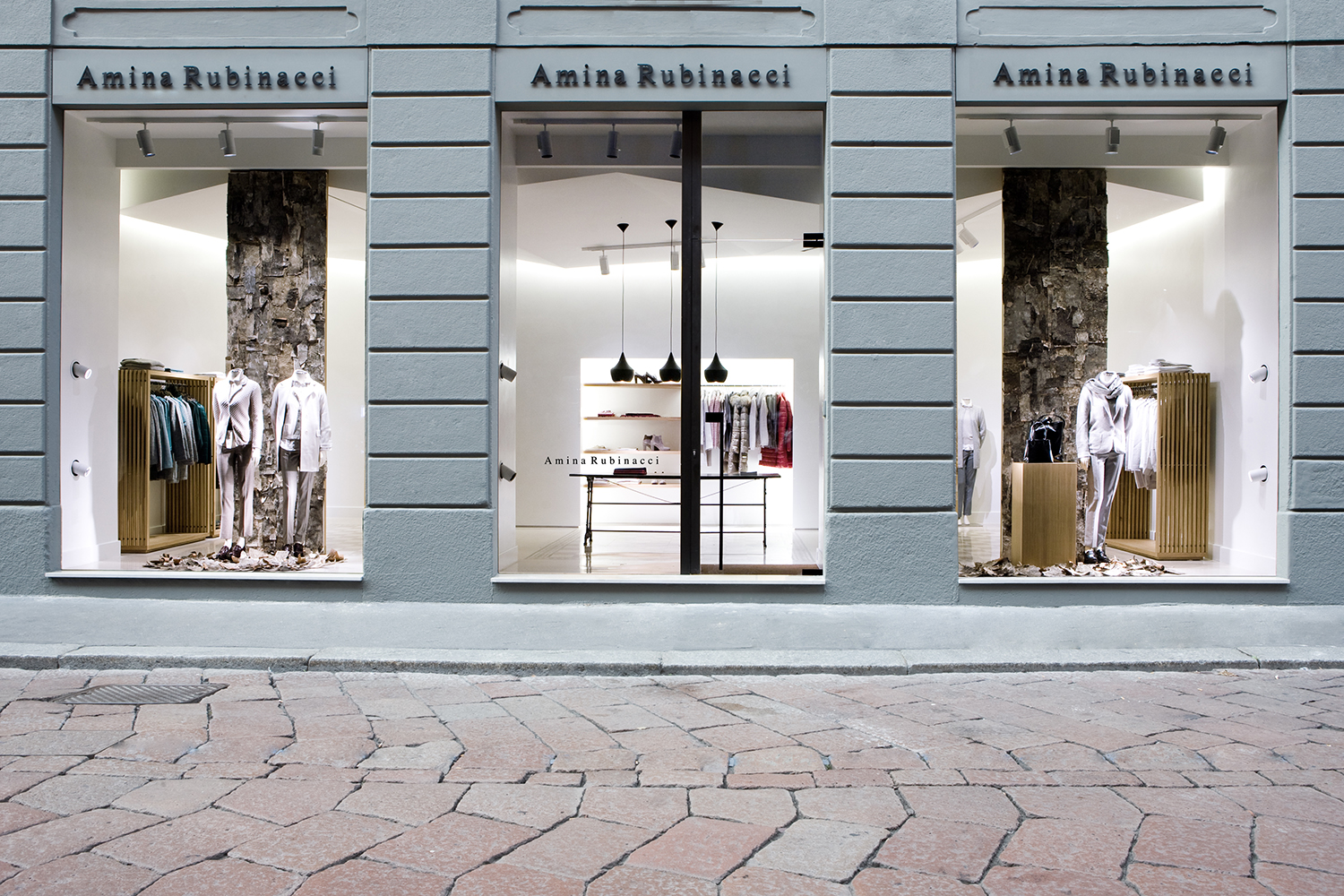 Amina Rubinacci Flagship Store 02 by tiarstudio Architizer