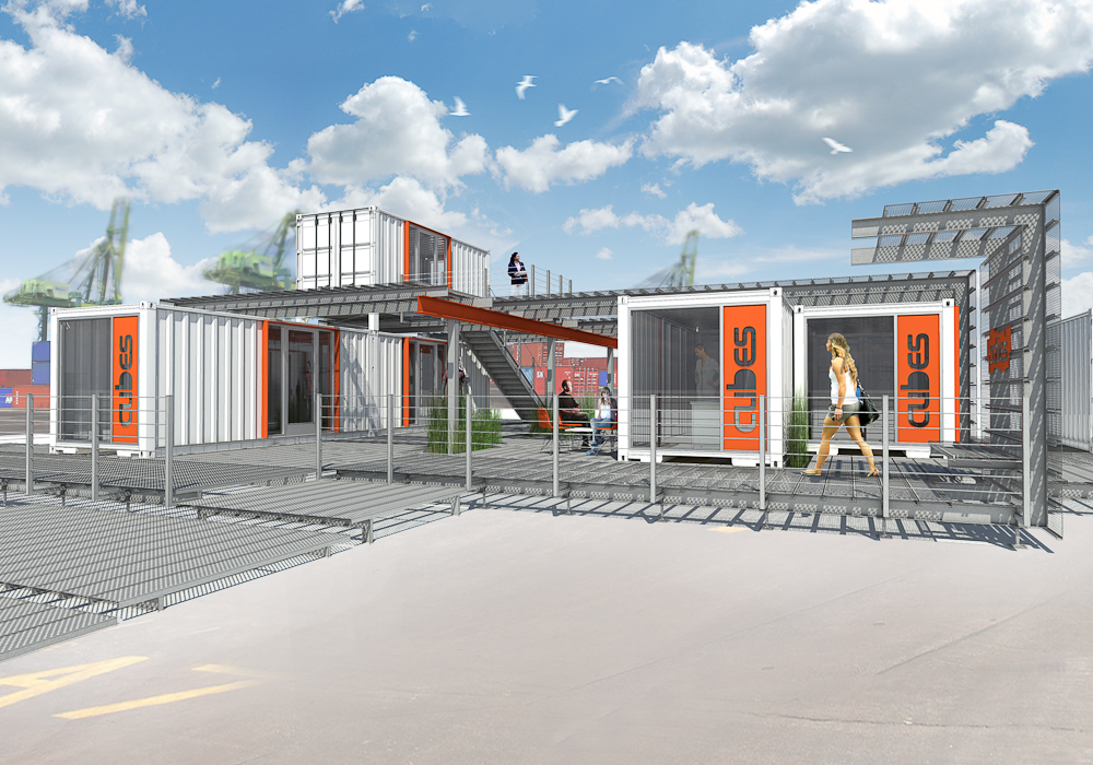 Container Based Retail Architizer