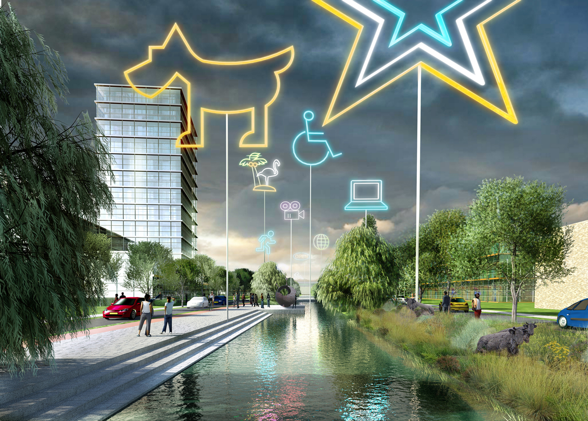 Hersted Industrial Park Masterplan by Brisac Gonzalez Architects