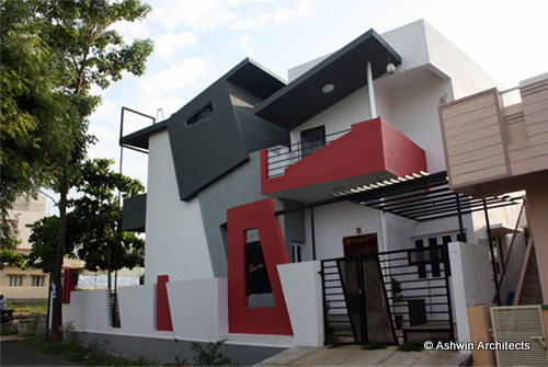 60 x 40 SE Corner Duplex house of Anoop in Bangalore Architizer