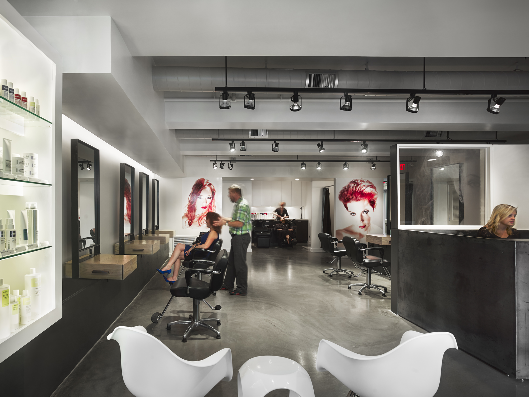 B+B Hair Color Salon By Studio Hillier - Architizer