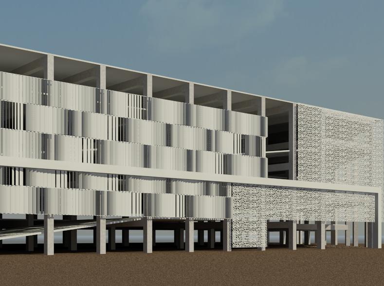 Valley Fair Parking Deck & Lobby Schematic Design by Ronald Frink Architects Architizer