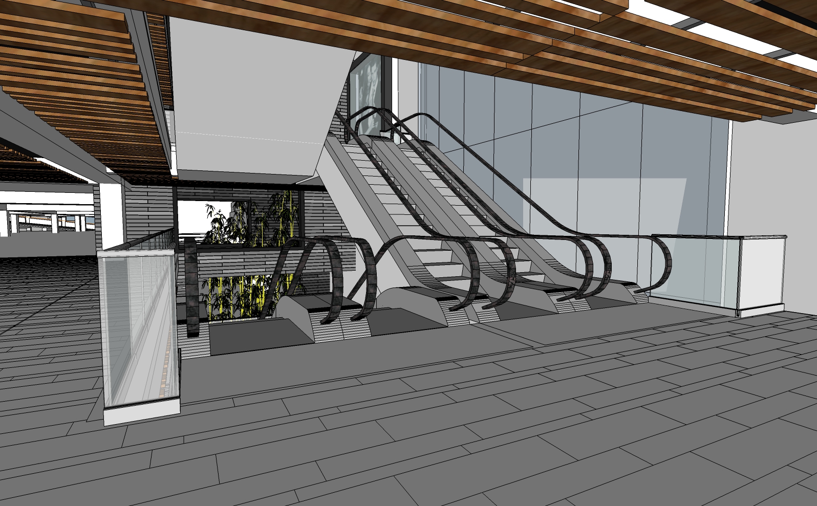 Valley Fair Parking Deck & Lobby Schematic Design by Ronald Frink
