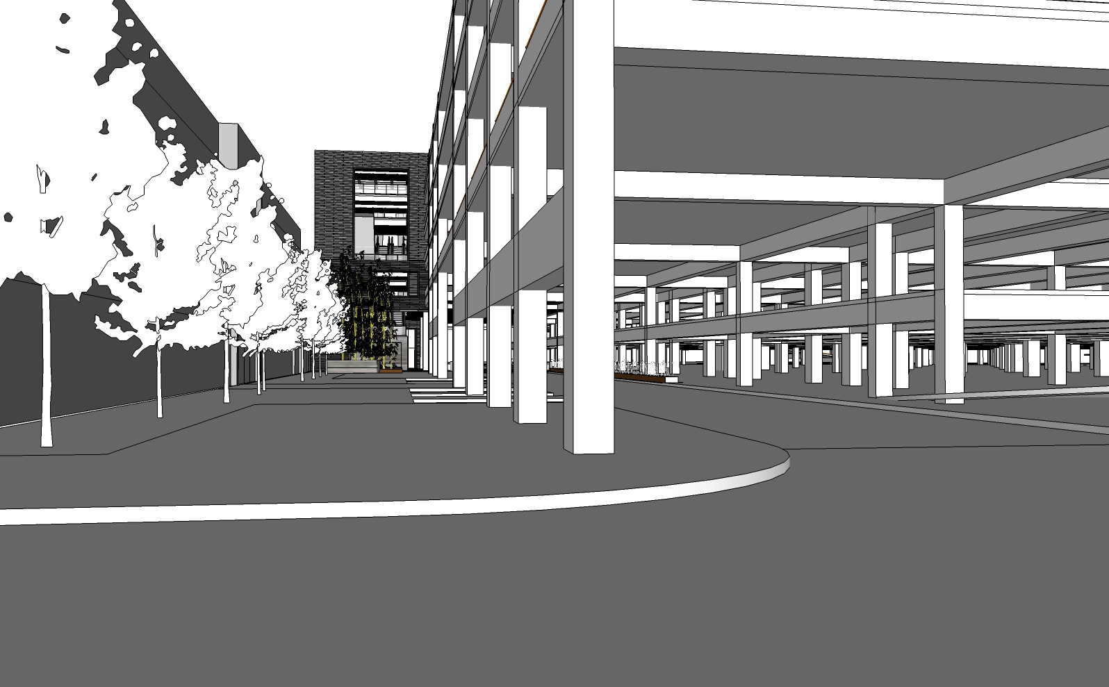 Valley Fair Parking Deck & Lobby Schematic Design Architizer