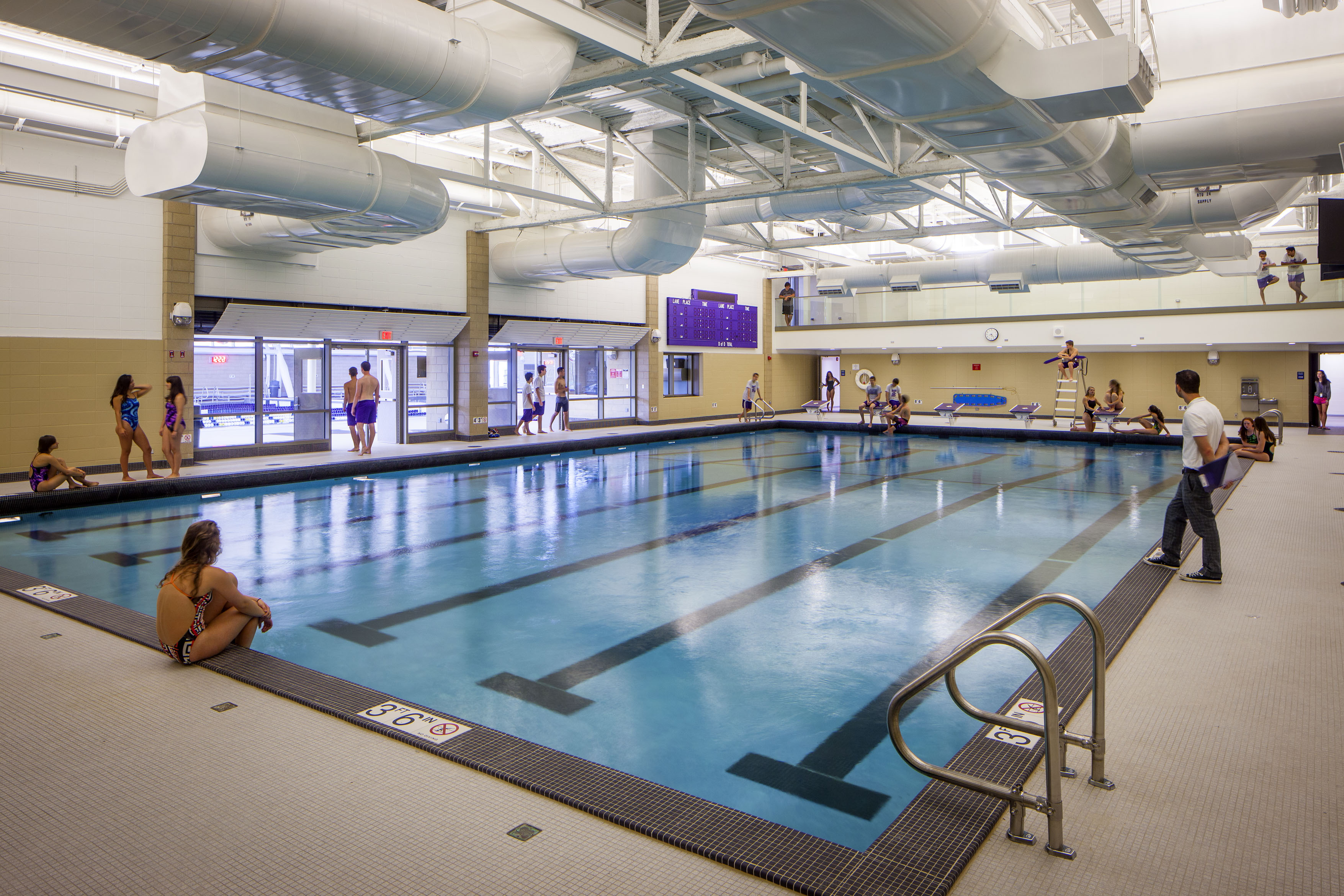 Niles North High School Aquatics Center Architizer