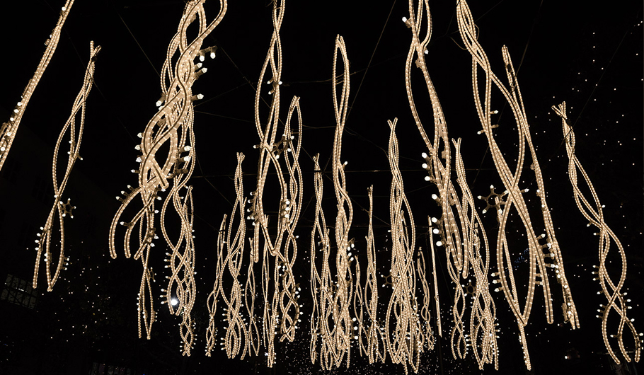 Christmas lights Berlin by Brut Deluxe Architizer