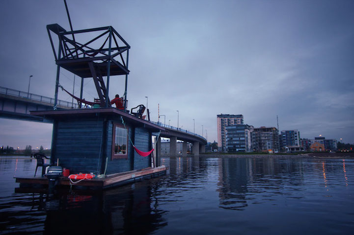 Steam Boat Sweat It Out on Finland's Floating Sauna Architizer