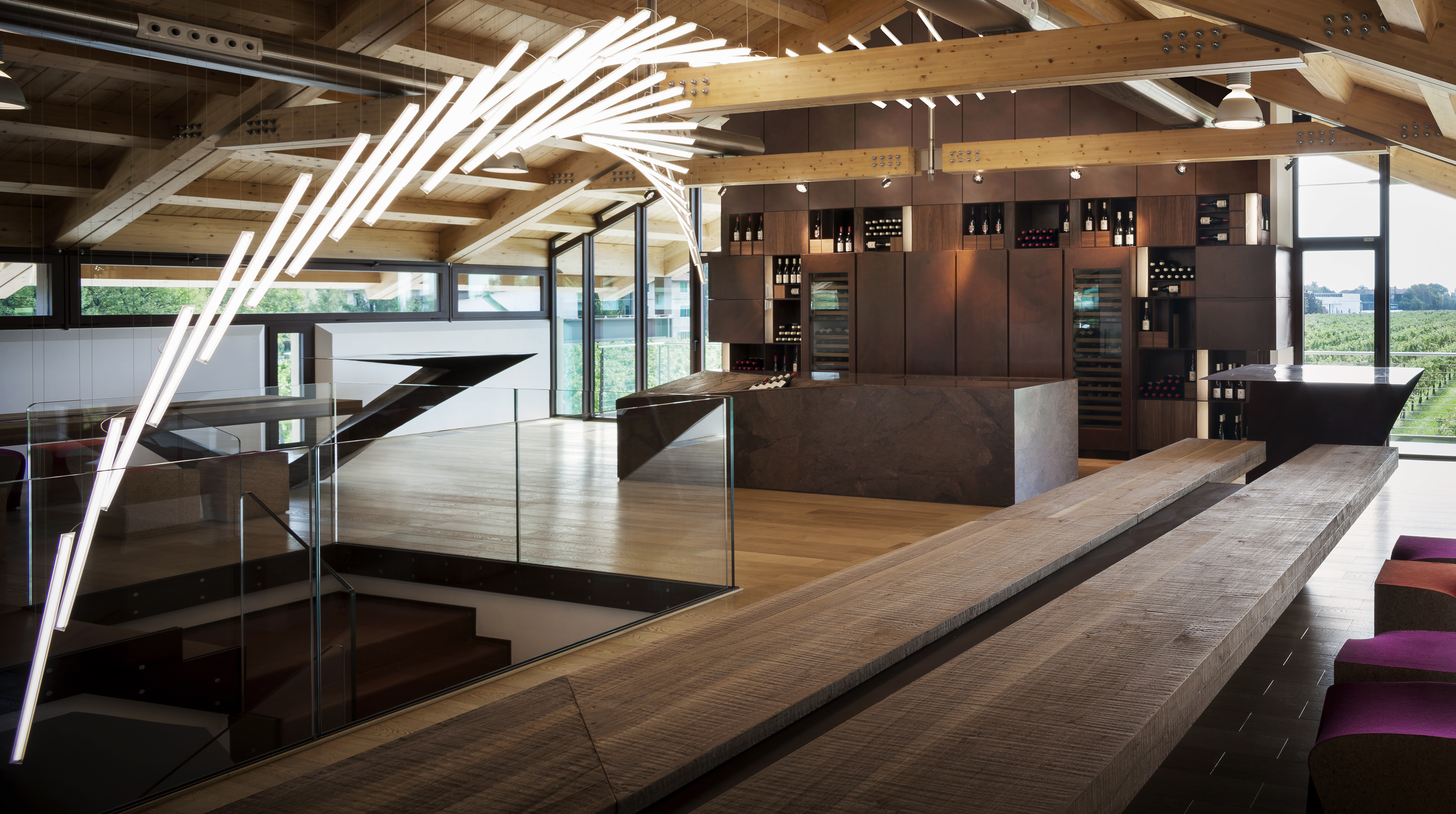 Wine tasting Room for Societa' Agricola Le Monde by Alessandro Isola ...