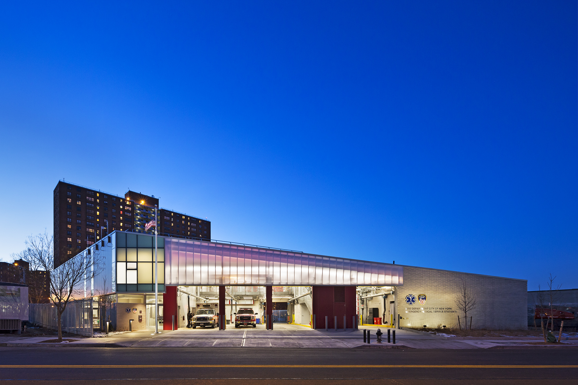 Zerega Avenue EMS Station by SmithMiller + Hawkinson Architects LLP