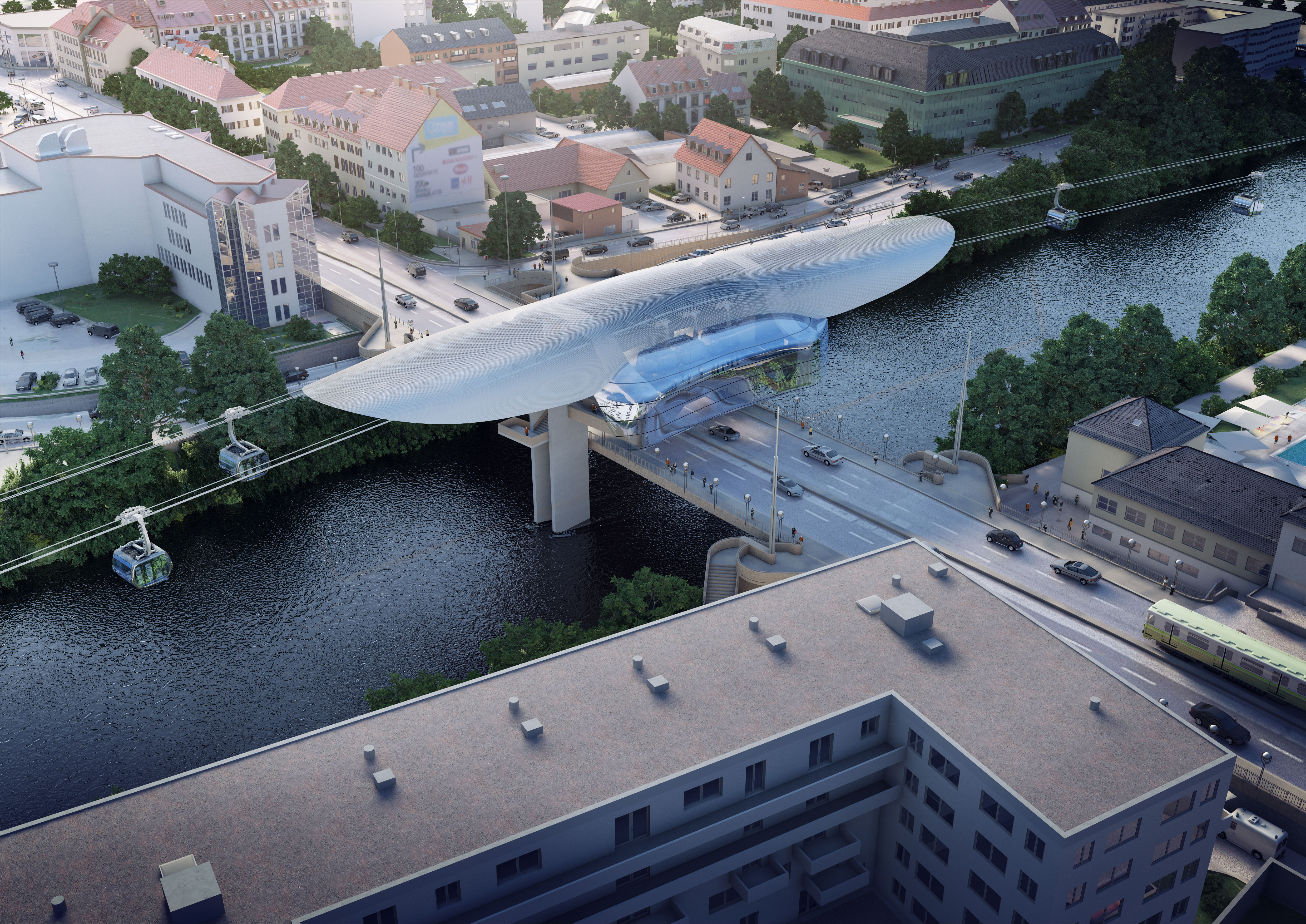 Cable car engineering and design for the city by zatran GmbH Architizer