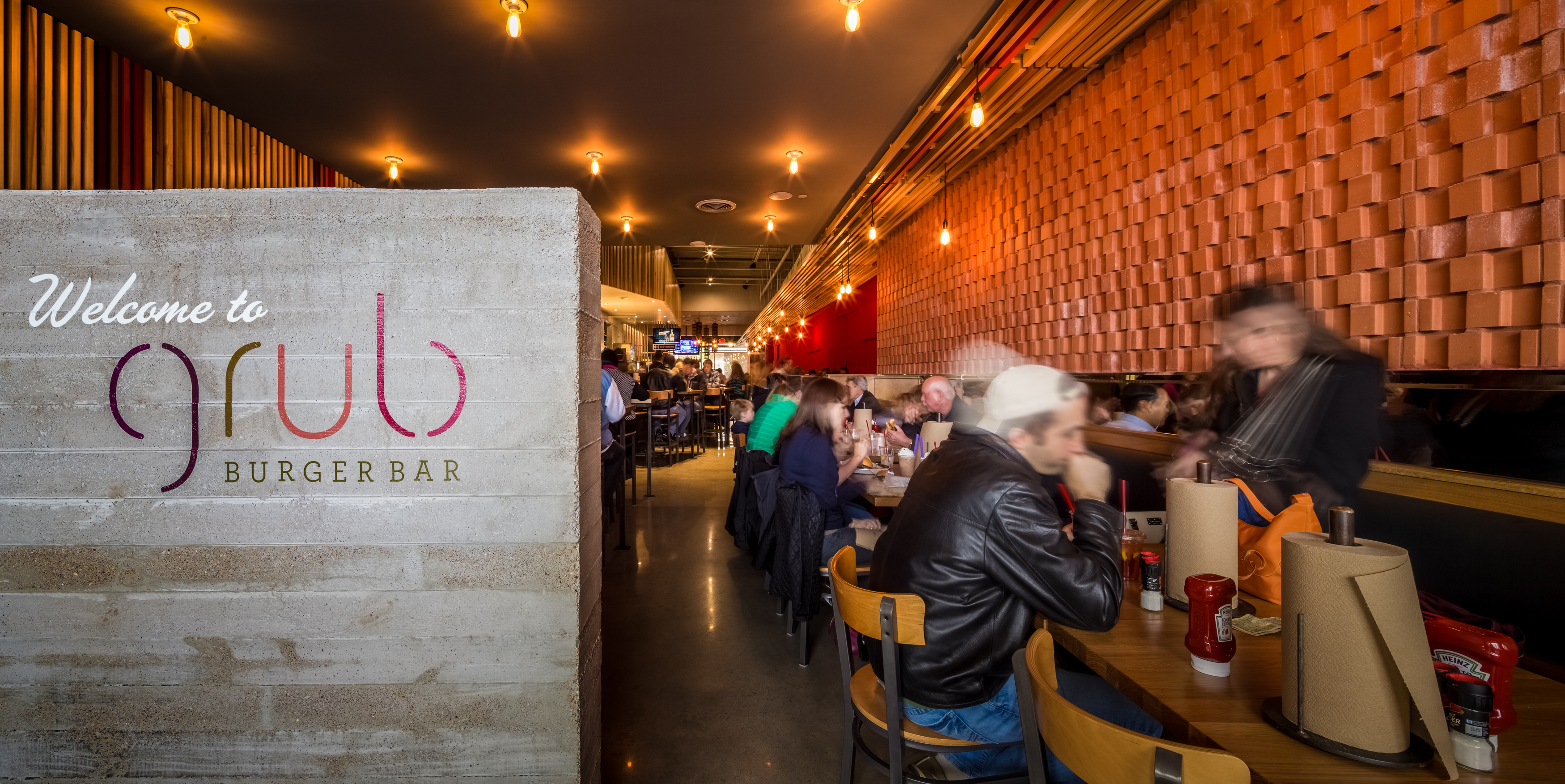 Grub Burger Bar Houston by Chioco Design Architizer