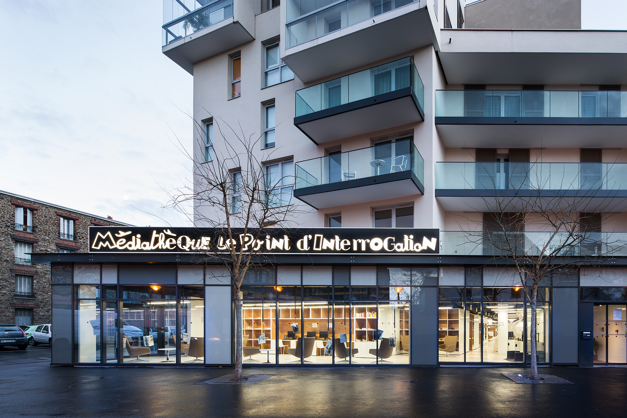 Le Bourget Library by RANDJA Farid Azib Architectes Architizer