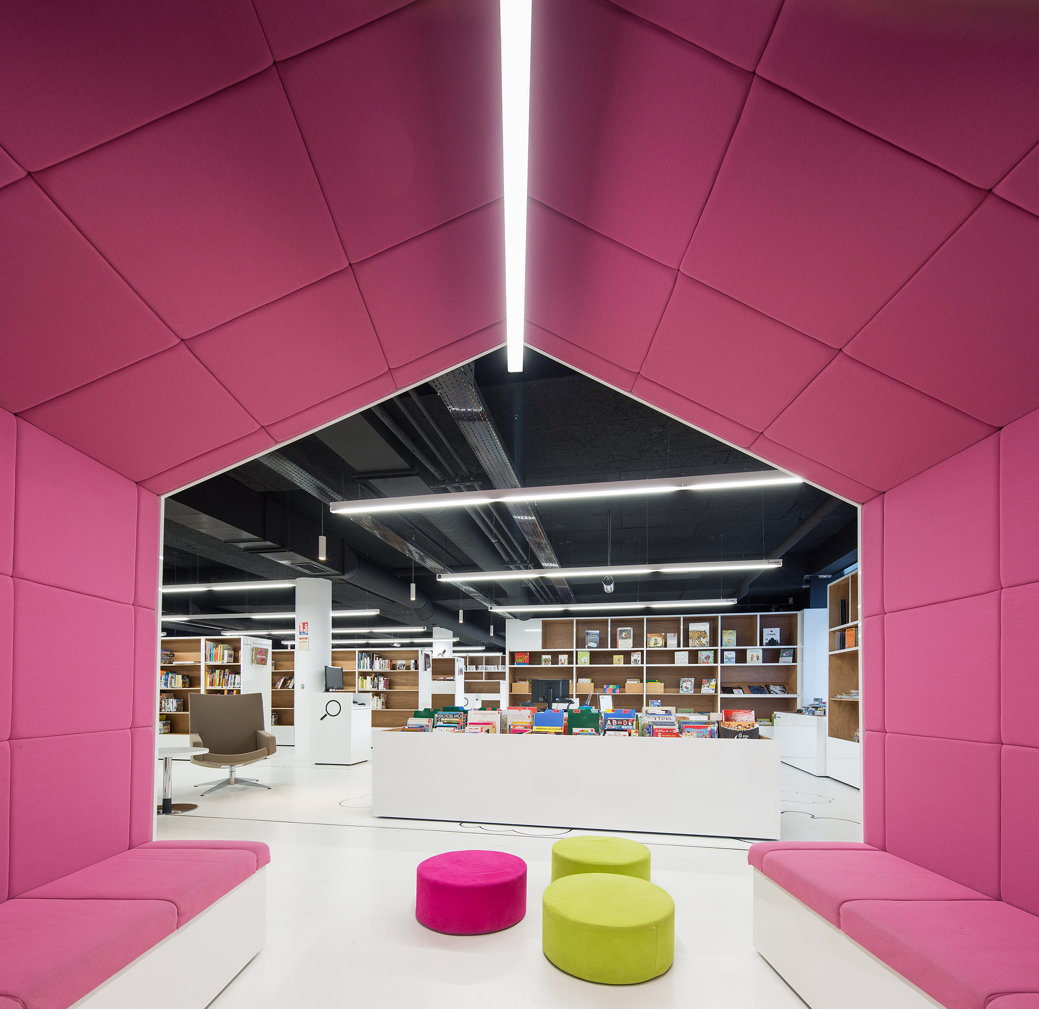 Le Bourget Library by RANDJA Farid Azib Architectes Architizer