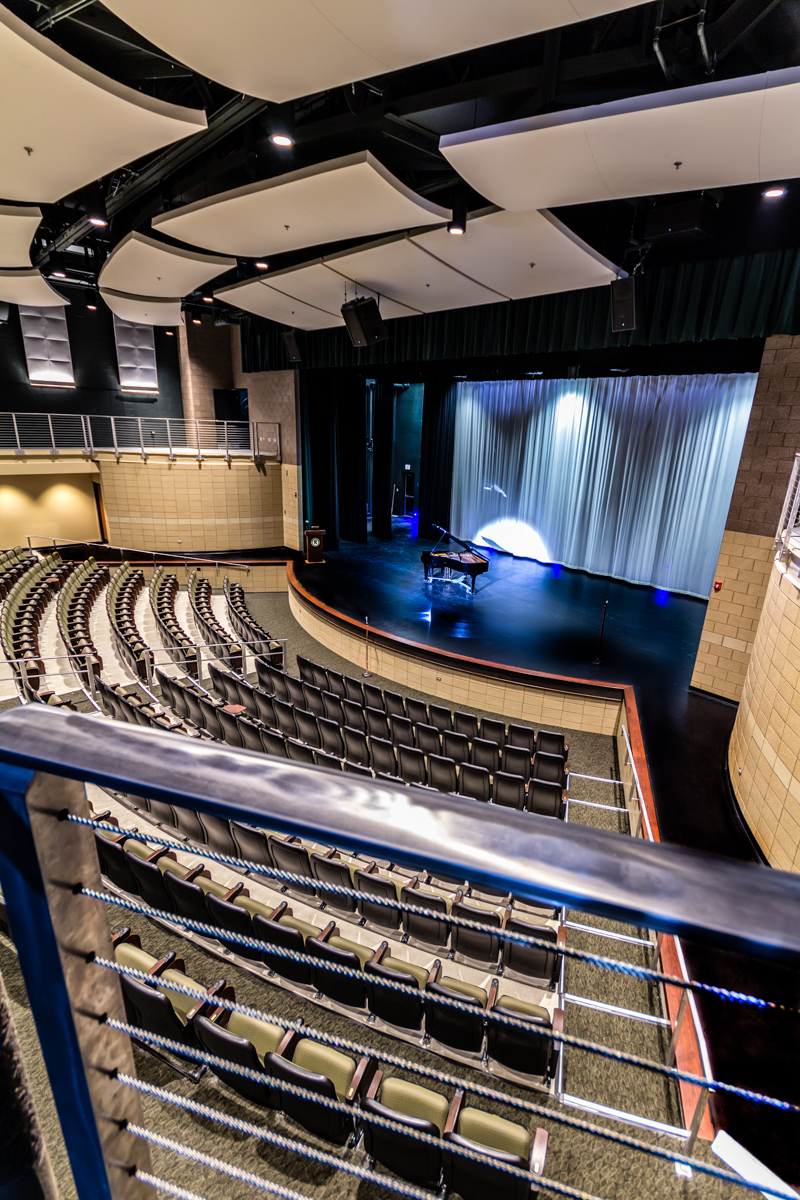 Auditorium Renovation at Ridgewood High School by DLA Architects, Ltd