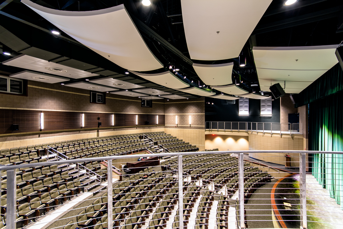 Auditorium Renovation at Ridgewood High School by DLA Architects, Ltd