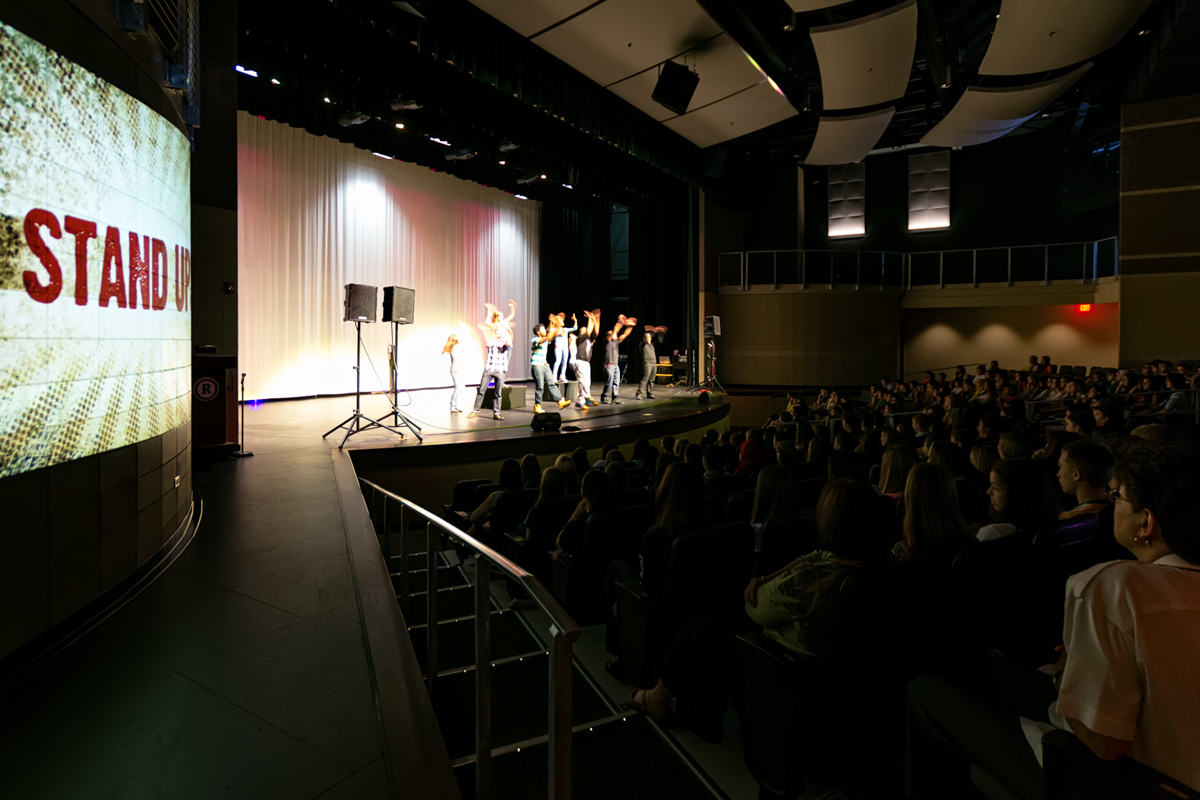 Auditorium Renovation at Ridgewood High School by DLA Architects, Ltd