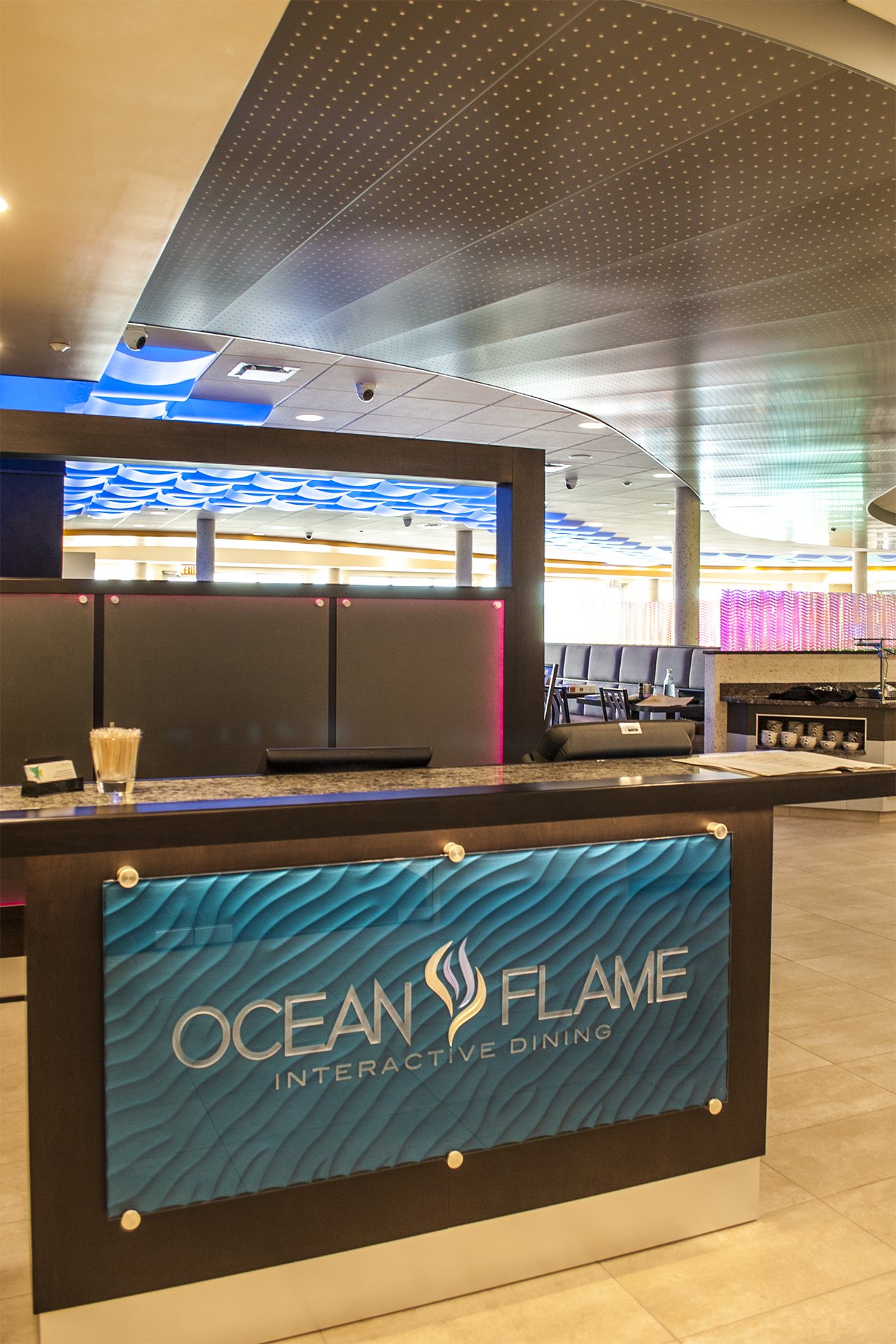 Shephard's Beach Resort Ocean Flame Restaurant and Salt Bar by Design