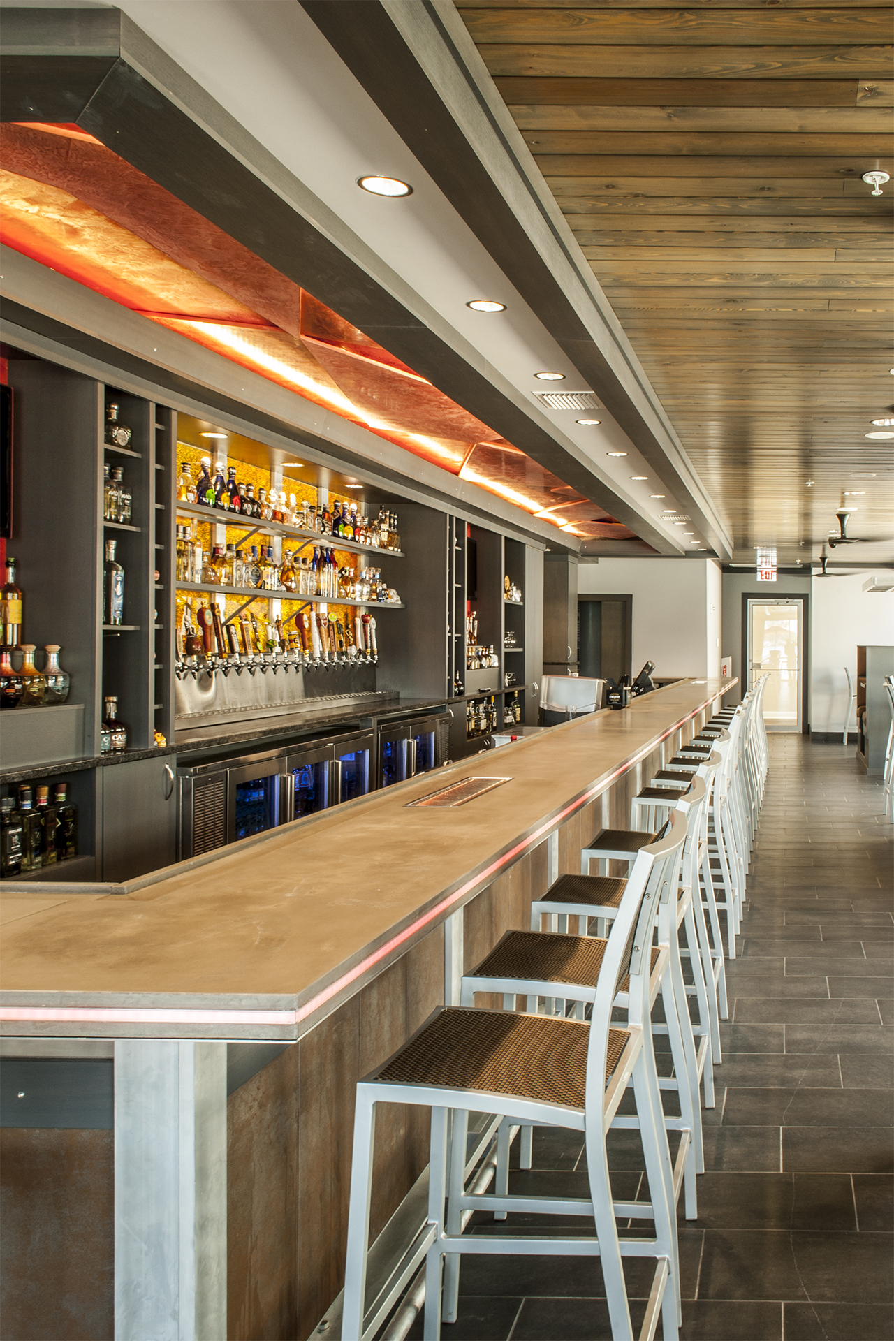 Shephard's Beach Resort Ocean Flame Restaurant and Salt Bar by Design