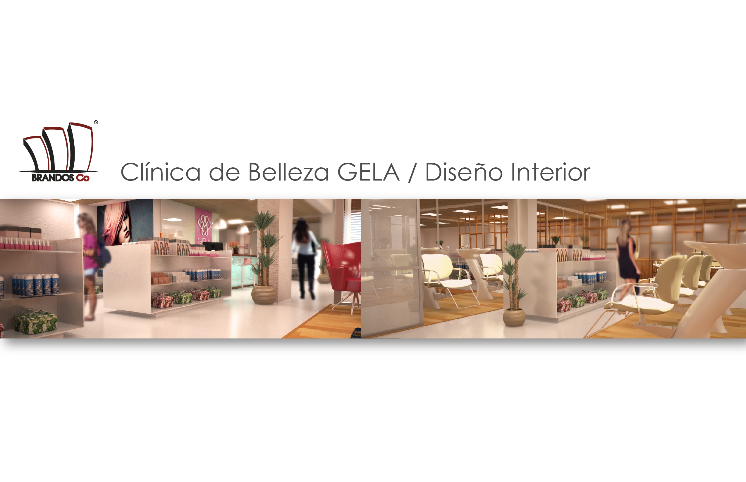 Interior design for a beauty clinic / Gela by Brandos Constructores ...