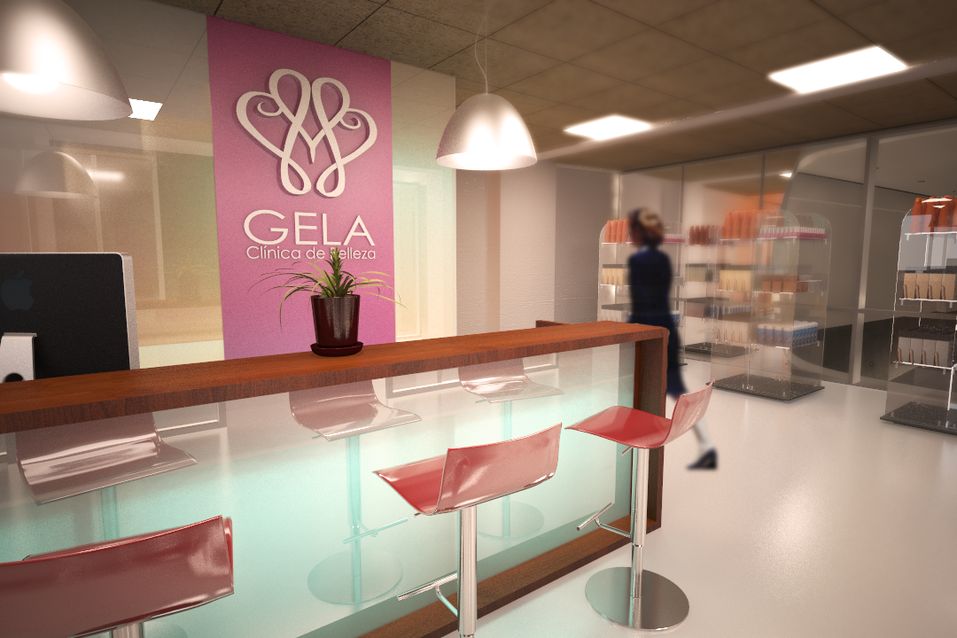 Interior design for a beauty clinic / Gela by Brandos Constructores ...