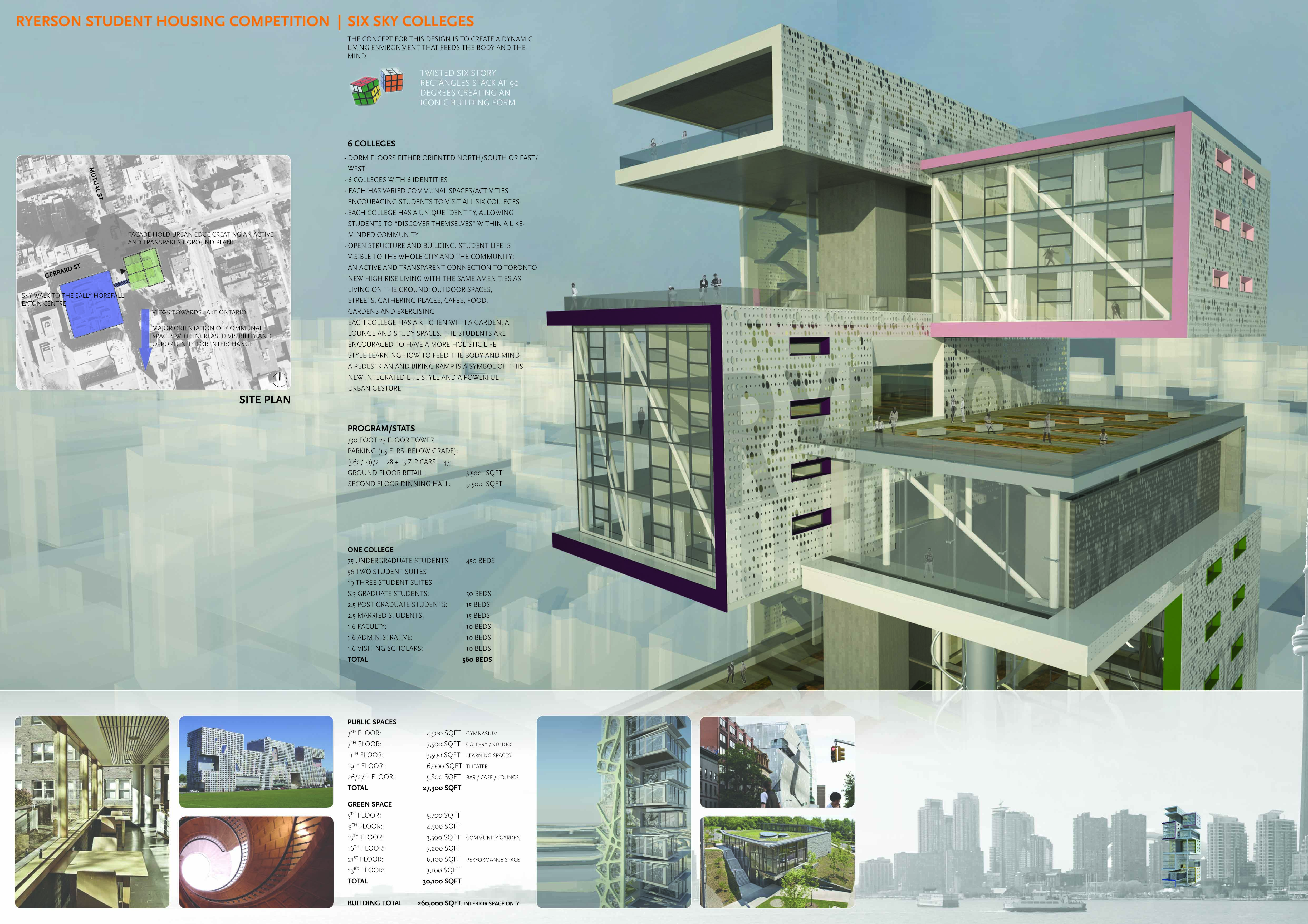 Ryerson Student Housing Competition by Fougeron Architecture Architizer