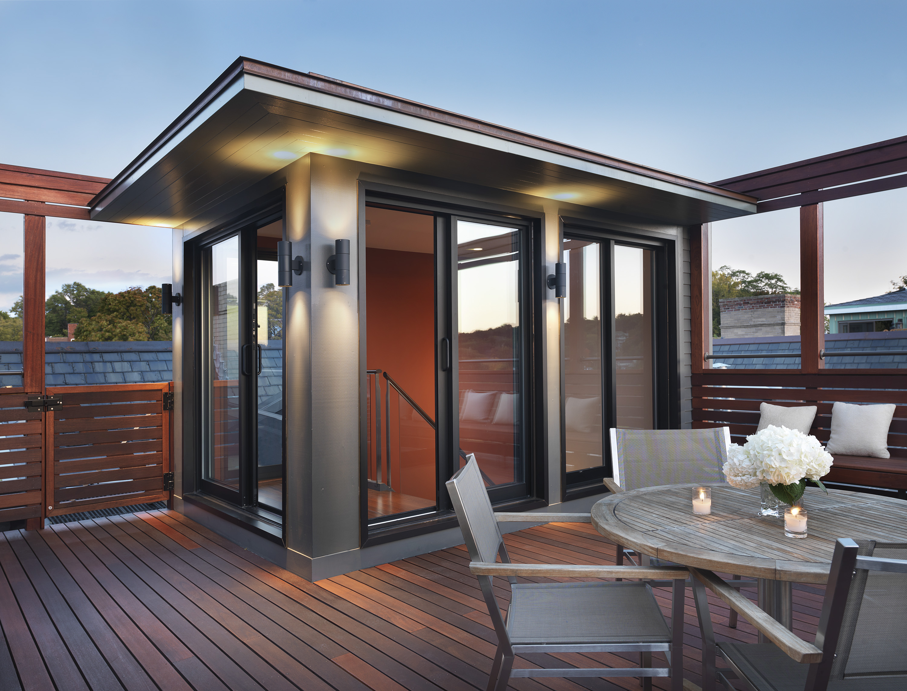 Rooftop Mahogany Deck Exterior Addition by Flavin Architects - Architizer
