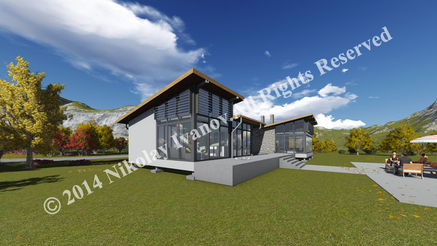 House 10House on the river bank by "Revolut Solutions"Ltd. Architizer