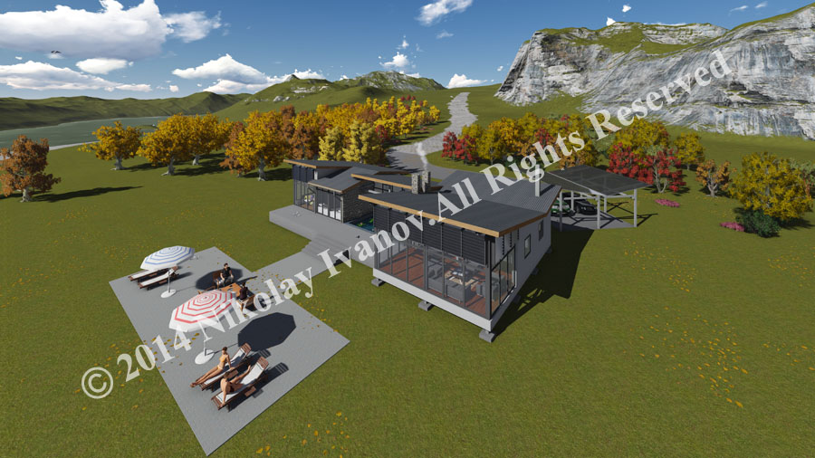 House 10House on the river bank by "Revolut Solutions"Ltd. Architizer