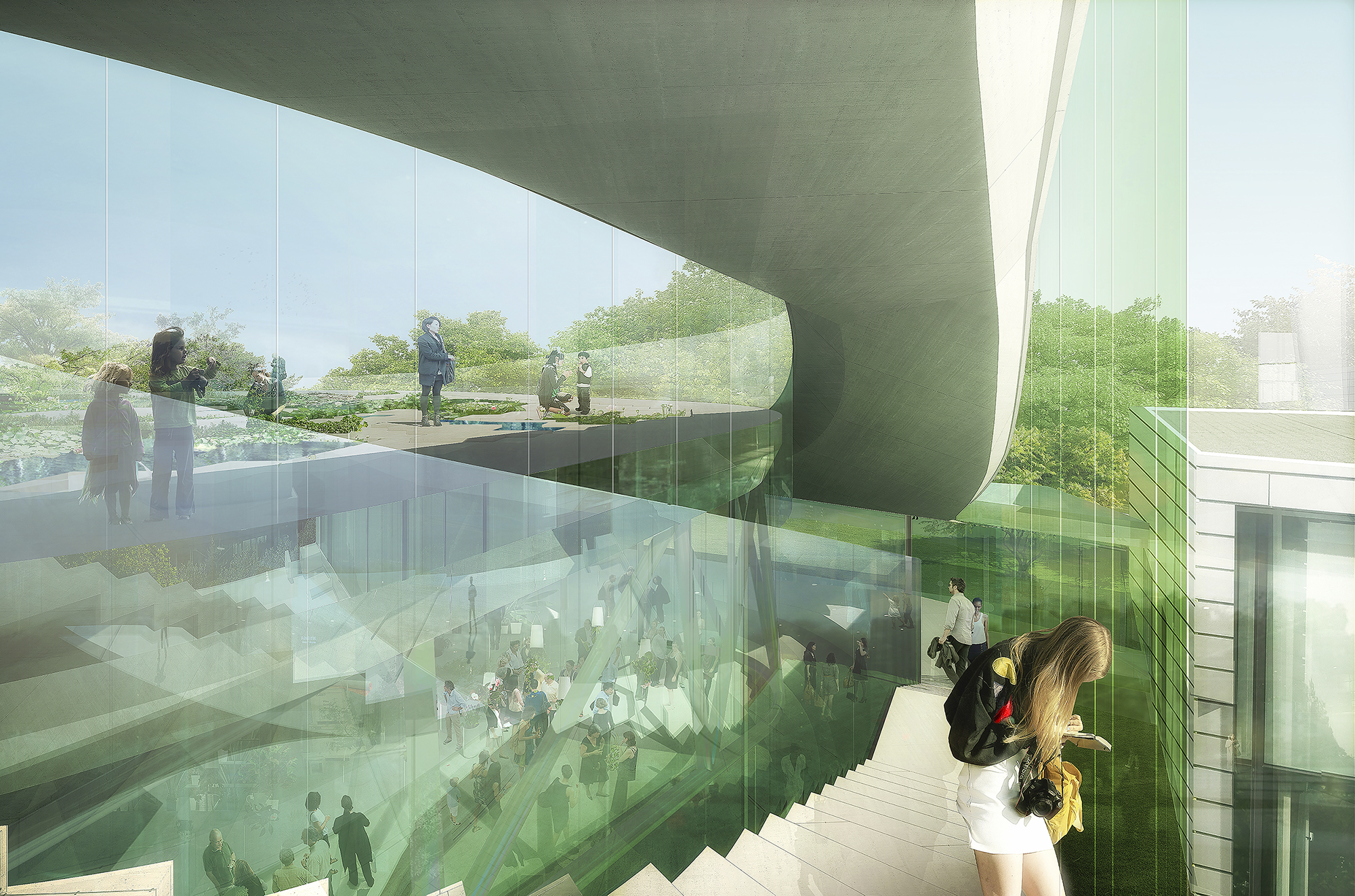 Glass Pavilion at the Botanical Garden by Saucier+Perrotte Architectes Architizer