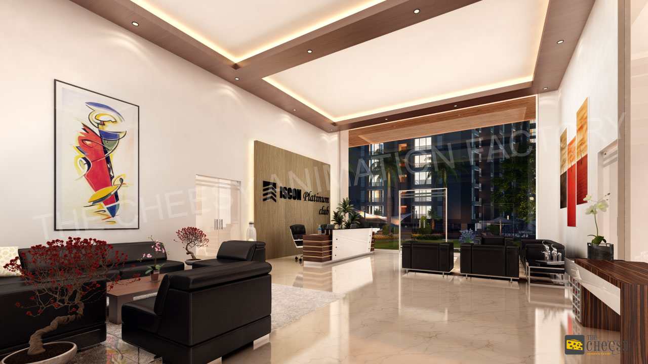 3D Interior Rendering - Design Service by THe Cheesy Animation Factory ...