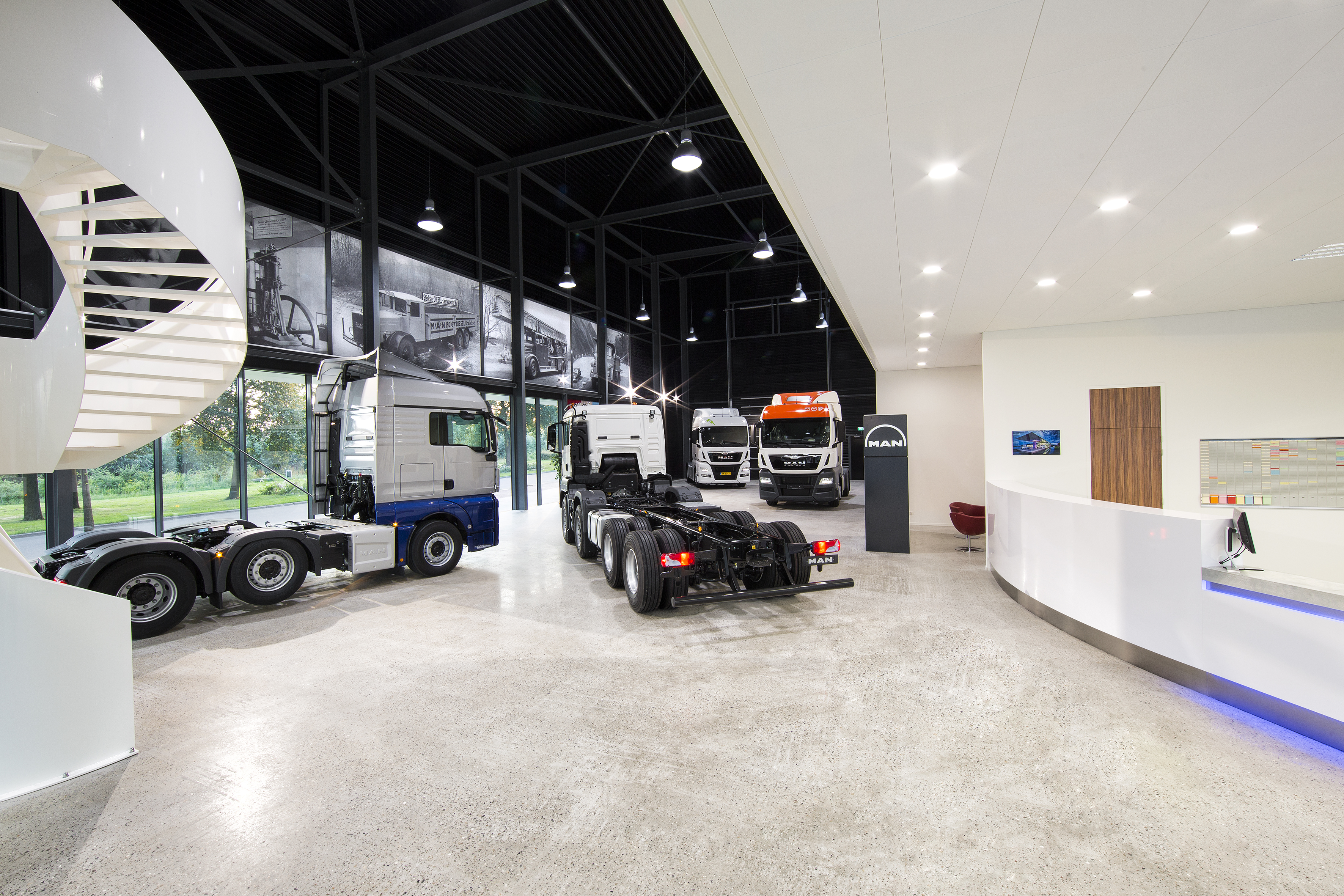 MAN Trucks Showroom by STATS Architecten Architizer