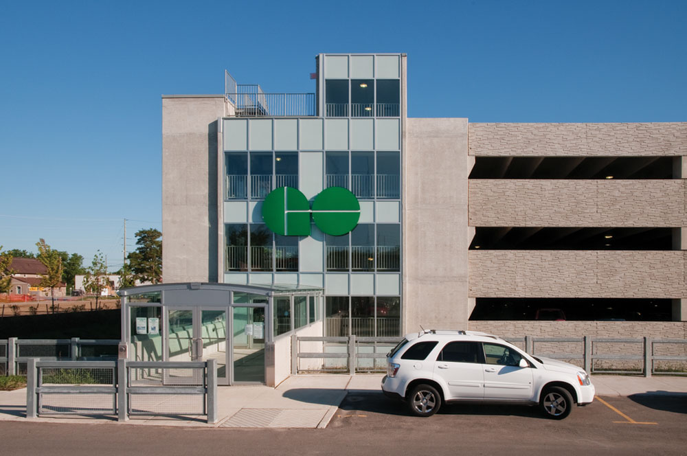 Aurora GO station Parking Garage by NORR Architizer