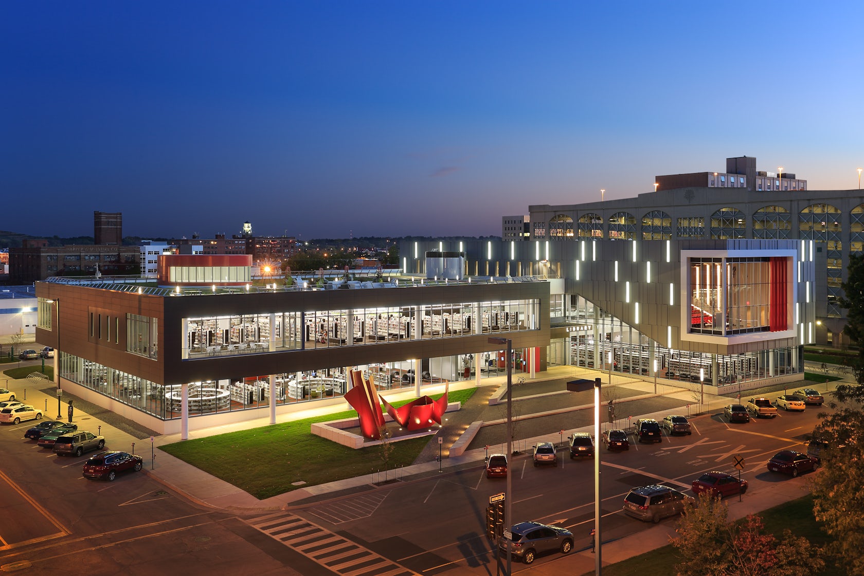 Cedar Rapids Public Library by OPN Architects Architizer