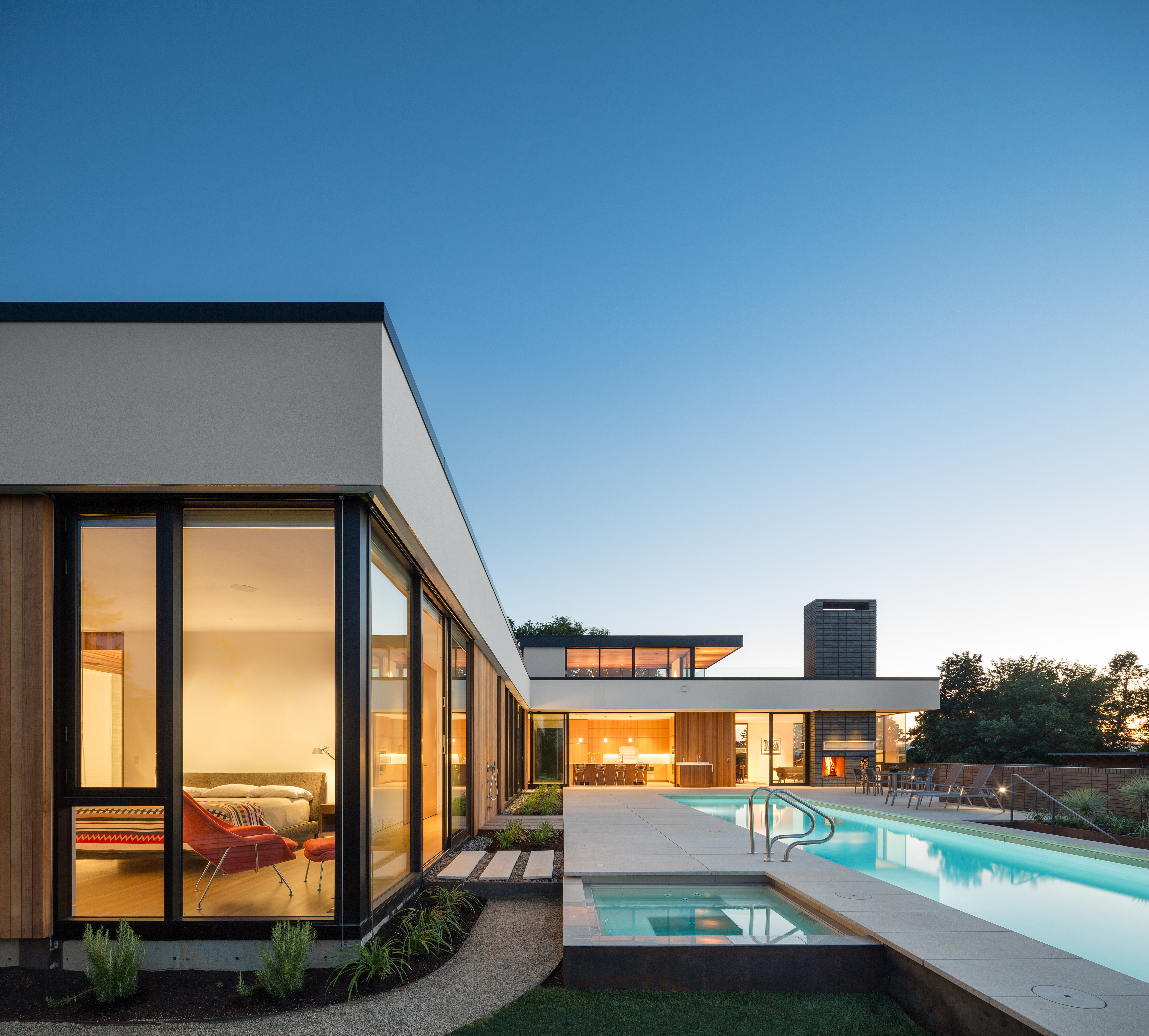 Панорамные окна в частном доме