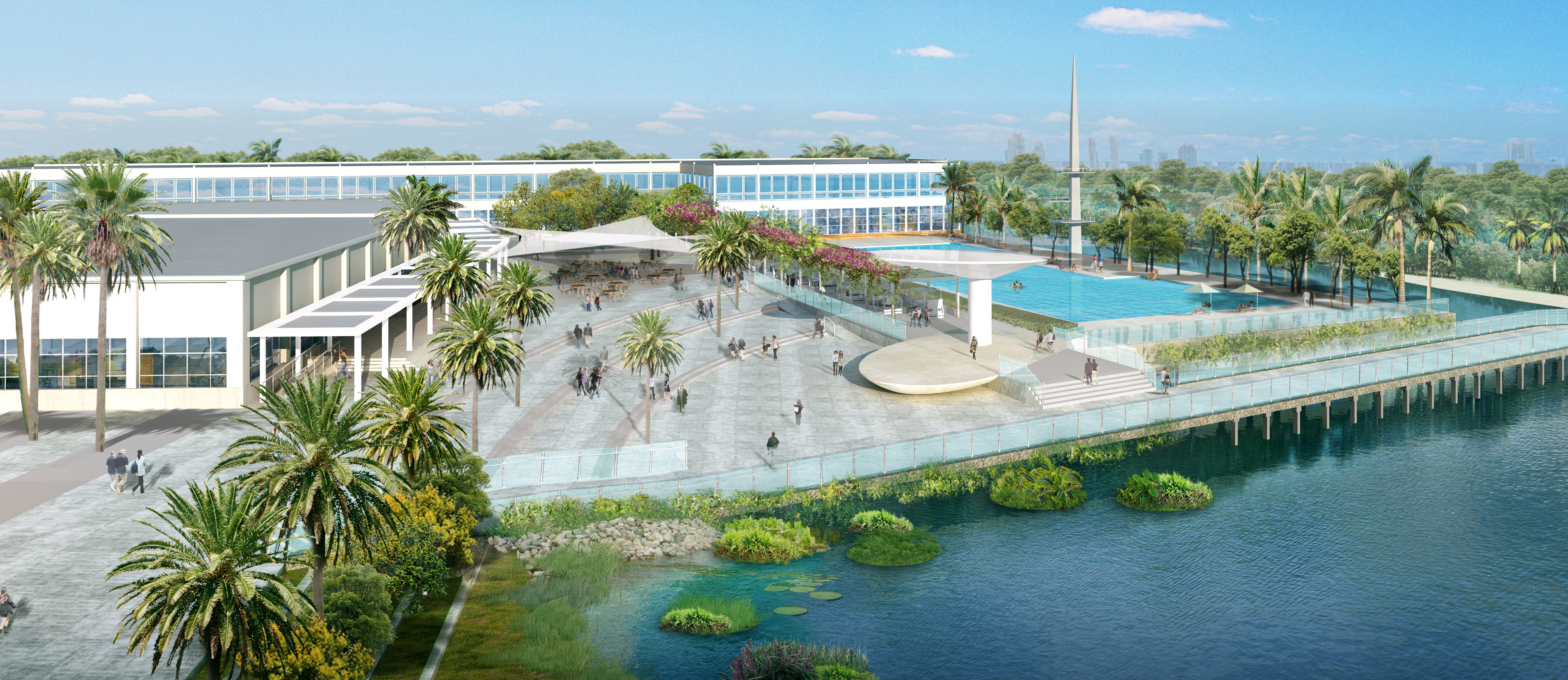 University of Miami Student Activities Center by Arquitectonica