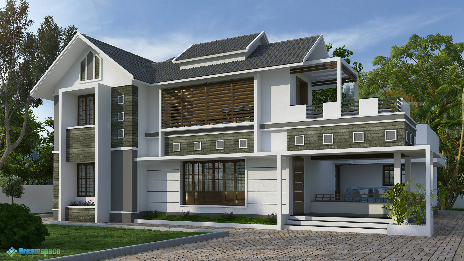 Harikrishnan House , Kundara, Kollam. by PANCHATHAN DESIGN INN Architizer