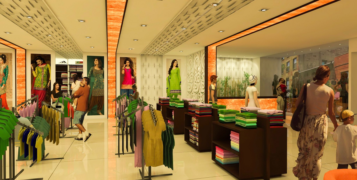 Idea 1092897: Retail Interiors for a Clothing Store by MRN Associates ...