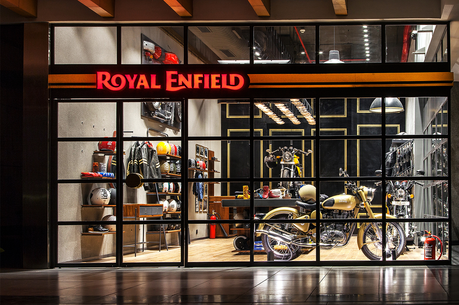 Royal Enfield Exclusive Gear Store Architizer
