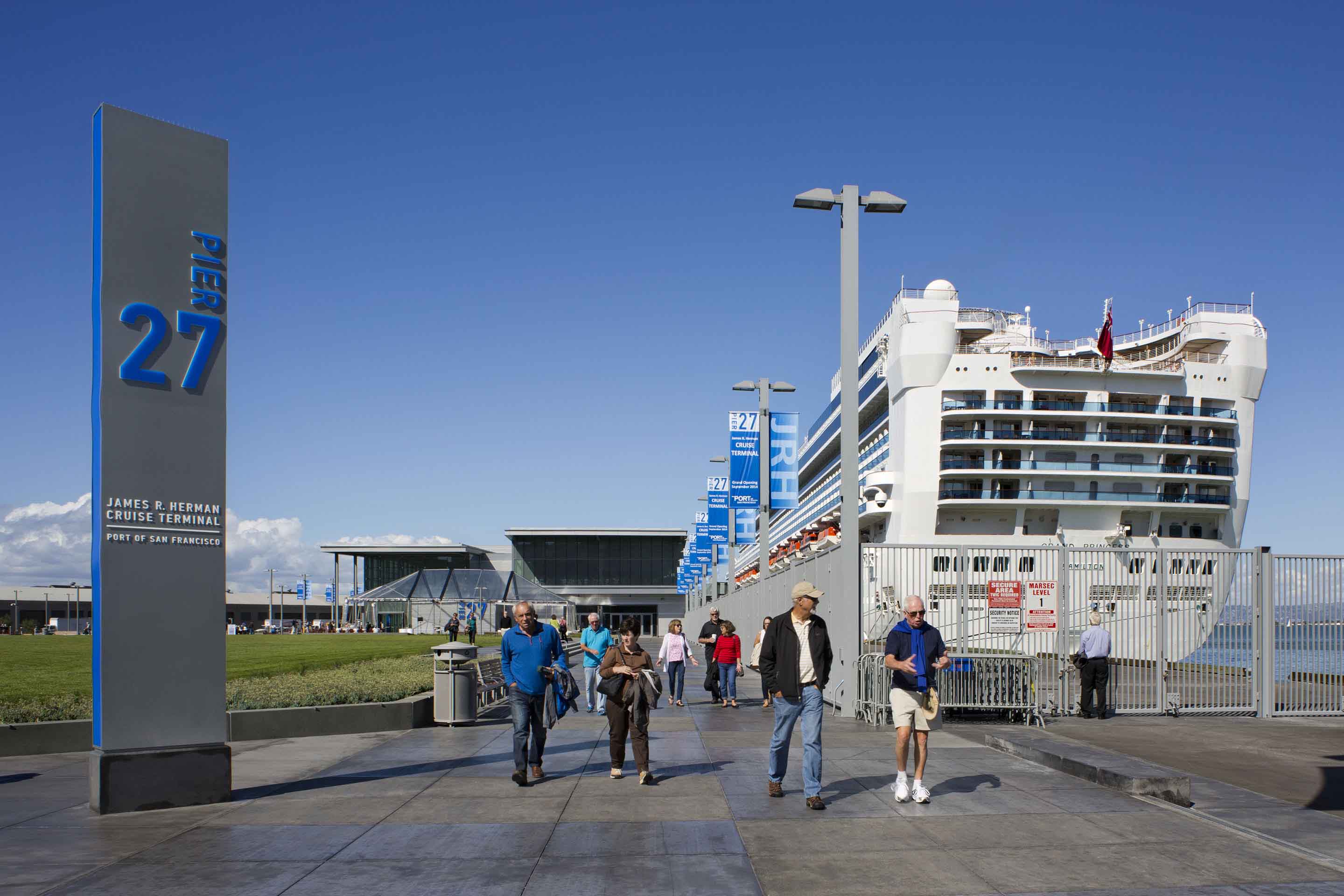James R. Herman Cruise Terminal Project at Pier 27 by KMD Architects Architizer