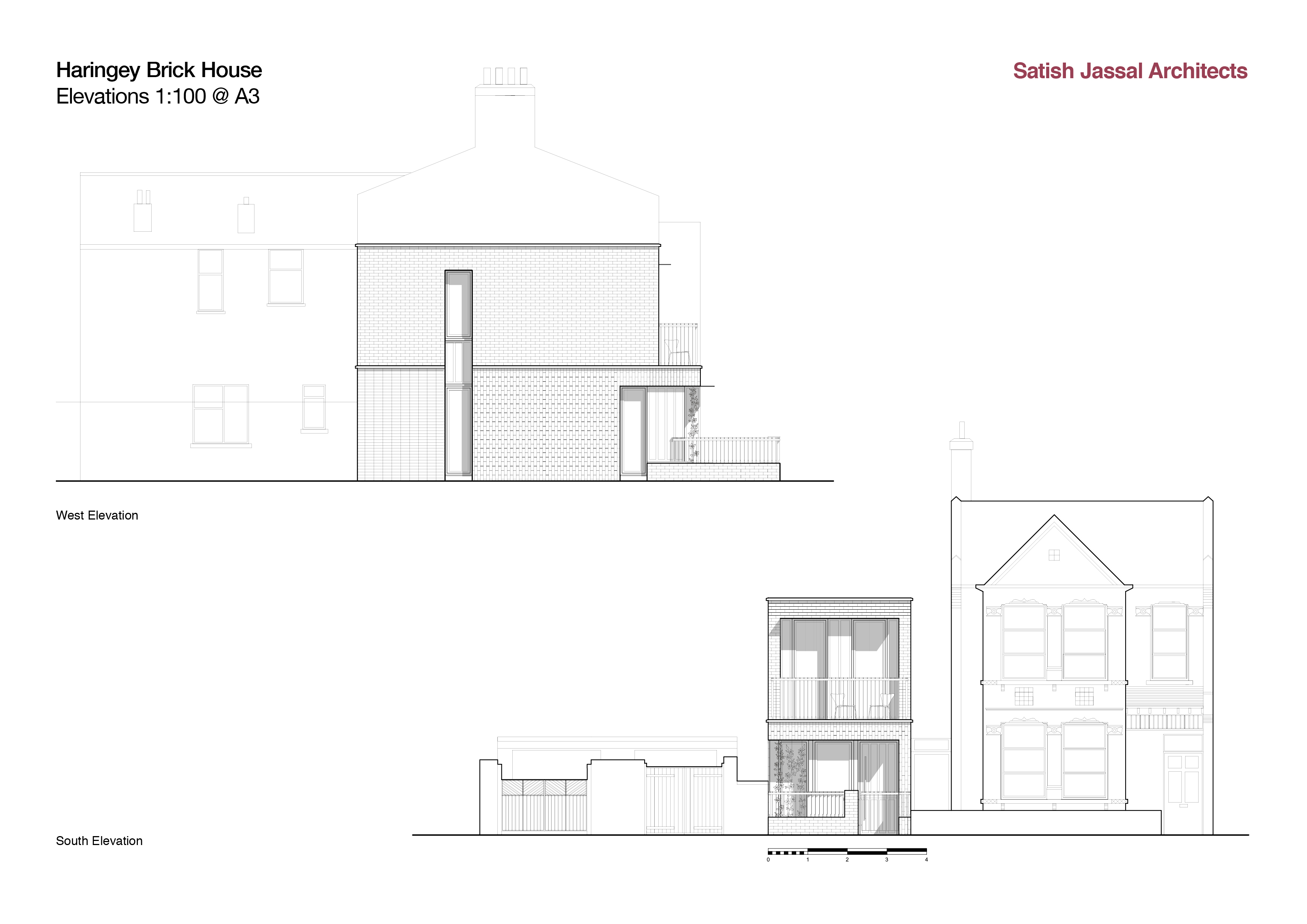 Haringey Brick House by Satish Jassal Architects Architizer