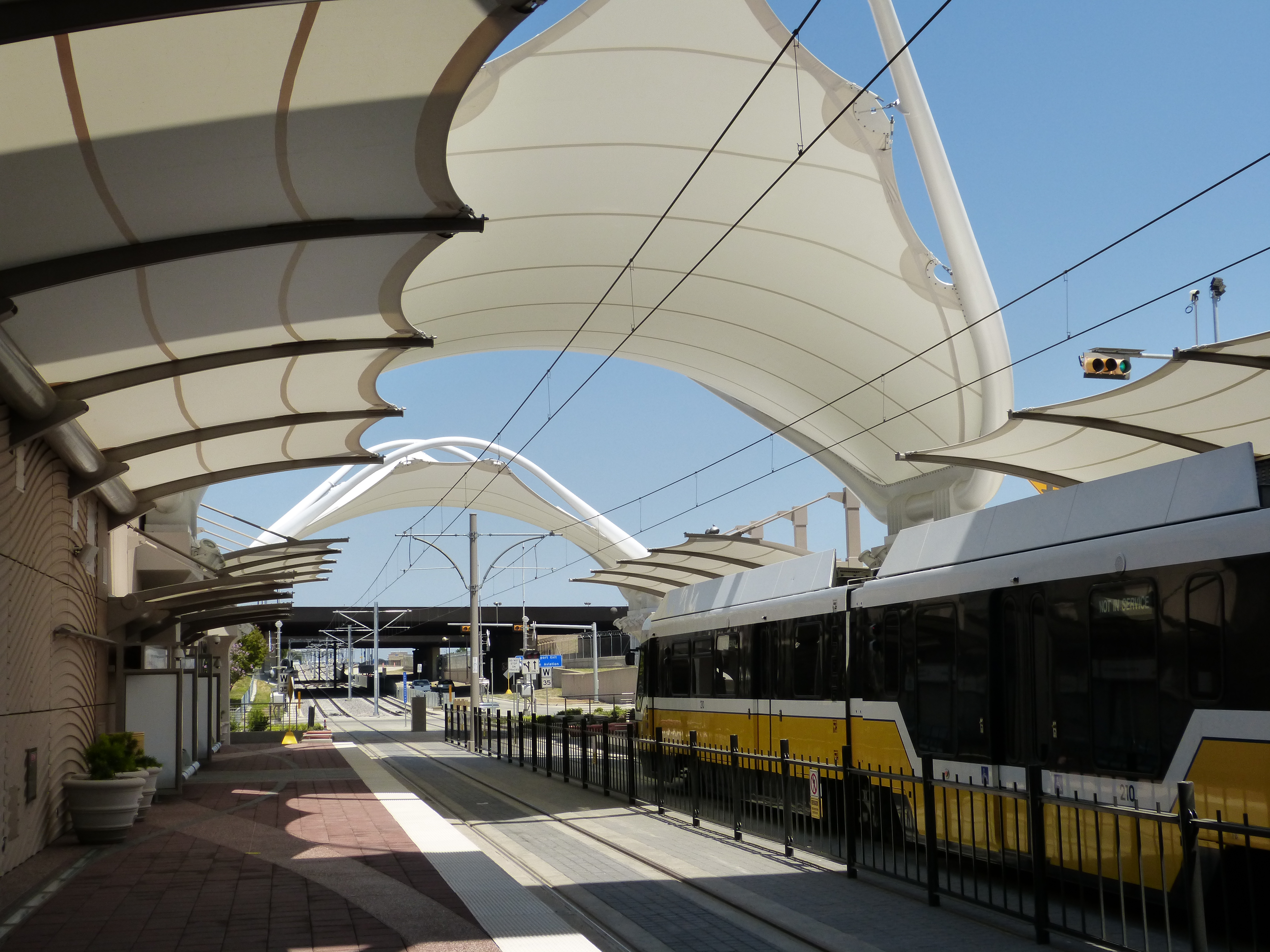 DFW Terminal A Metro Rail Station by Span Systems Inc. Architizer